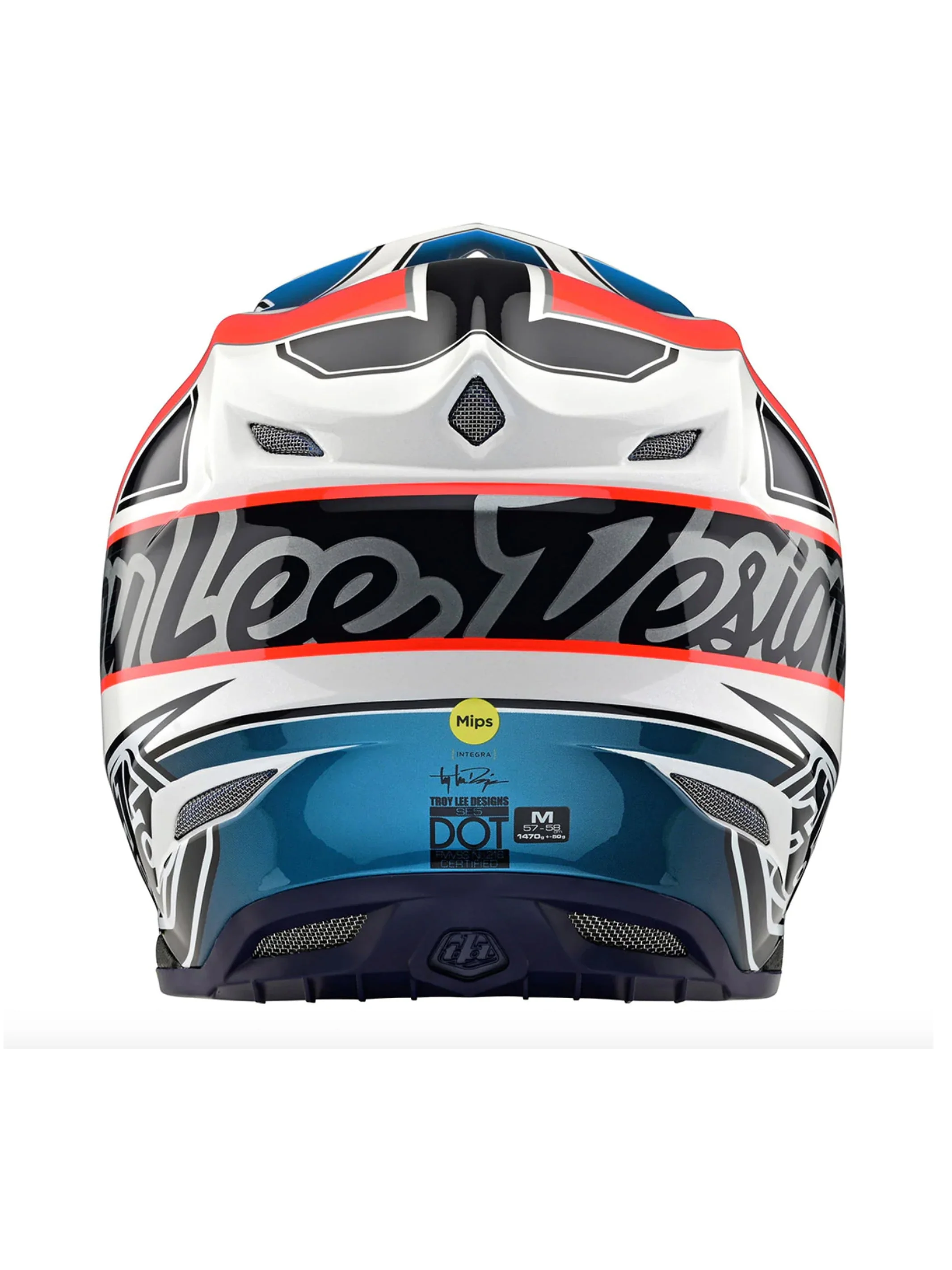 Troy Lee Designs Casco de Moto Se5 Composite Team Blanco / Negro - Image 2
