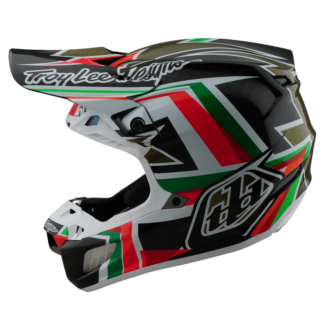 Troy Lee Designs Casco De Moto SE5 ECE Carbon Labyrinth Black