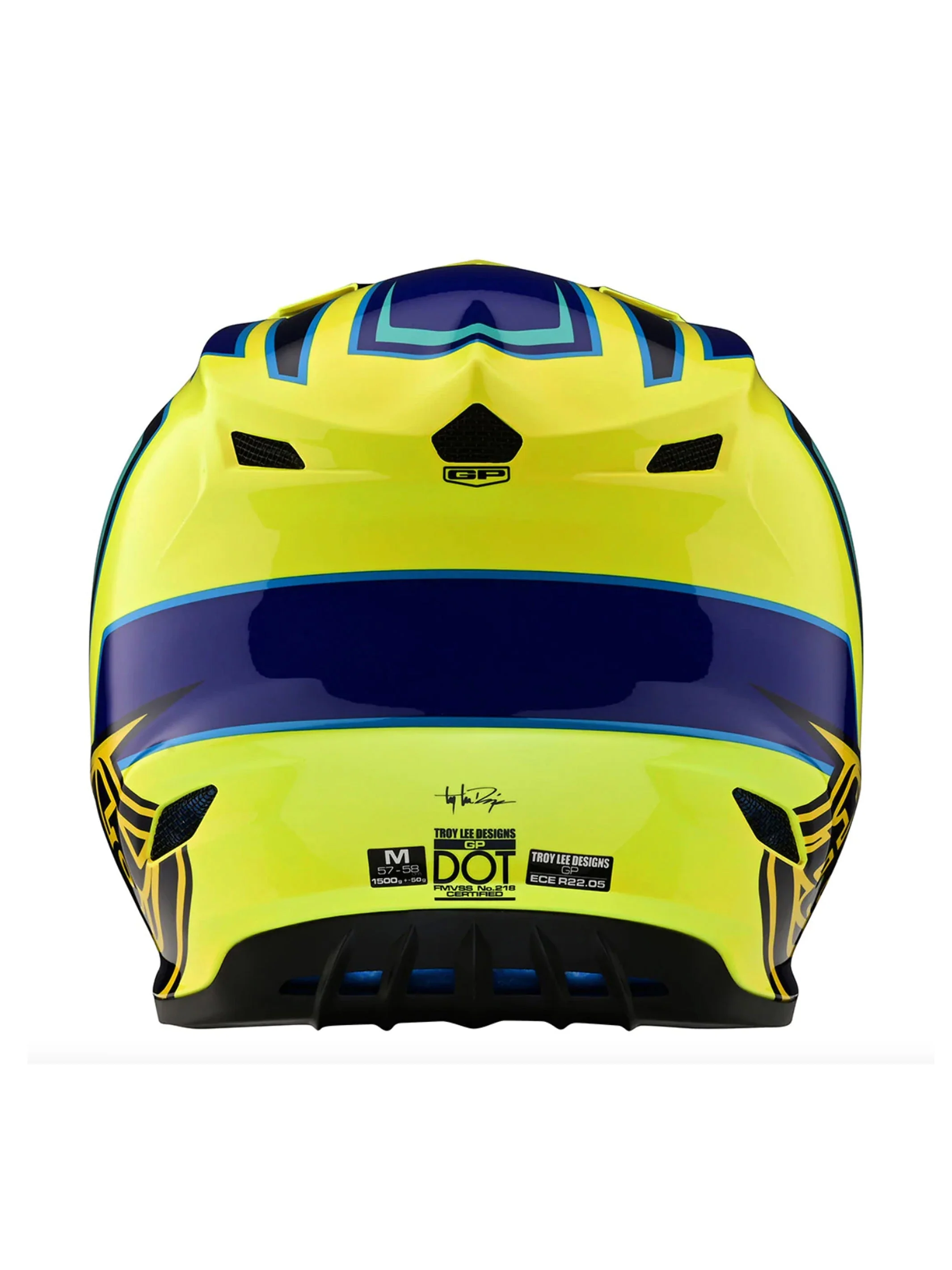 Troy Lee Designs Casco GP RITN Amarillo - Image 2