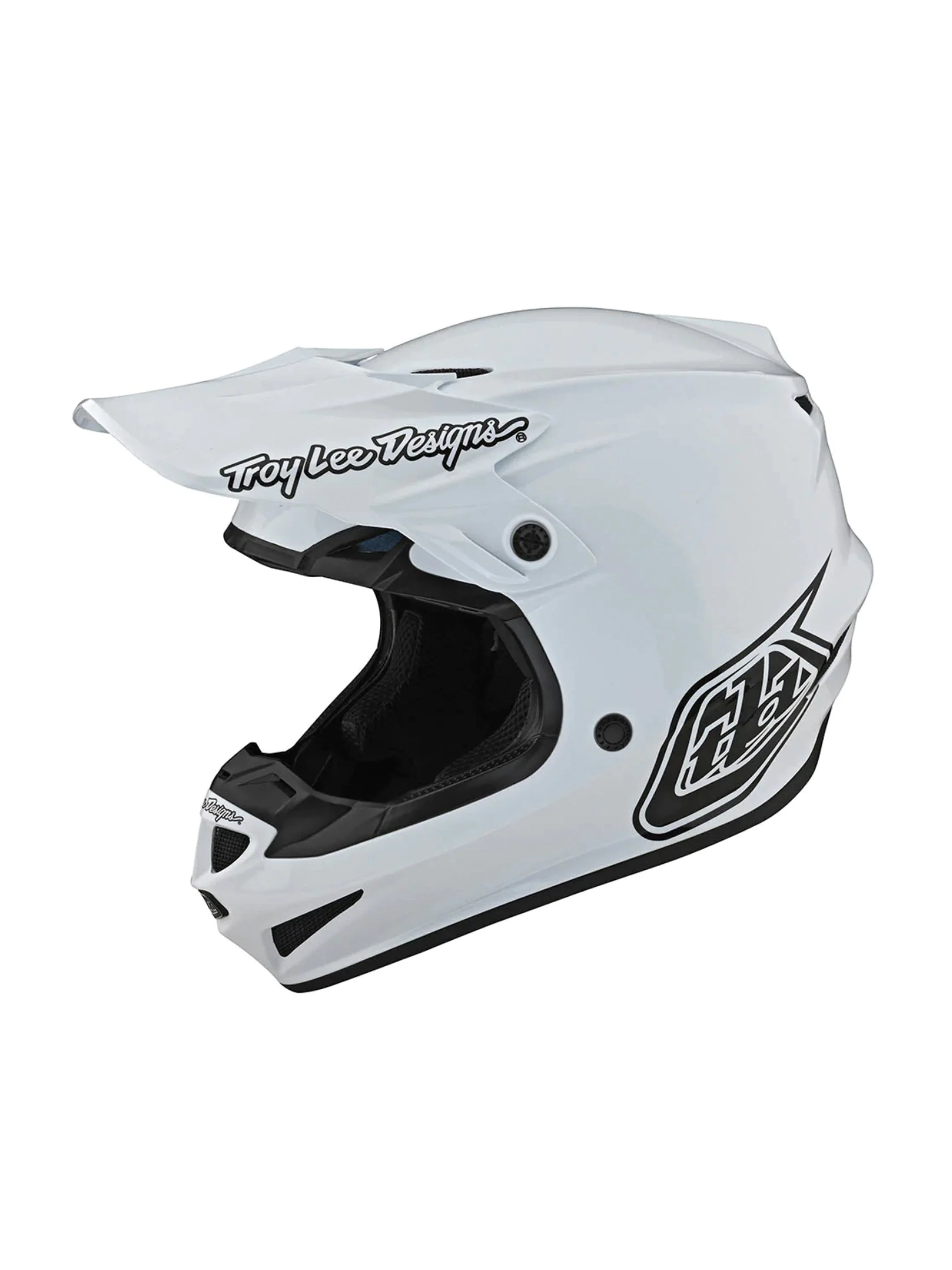 Troy Lee Designs Casco SE4 Polyacrylite Mono Blanco