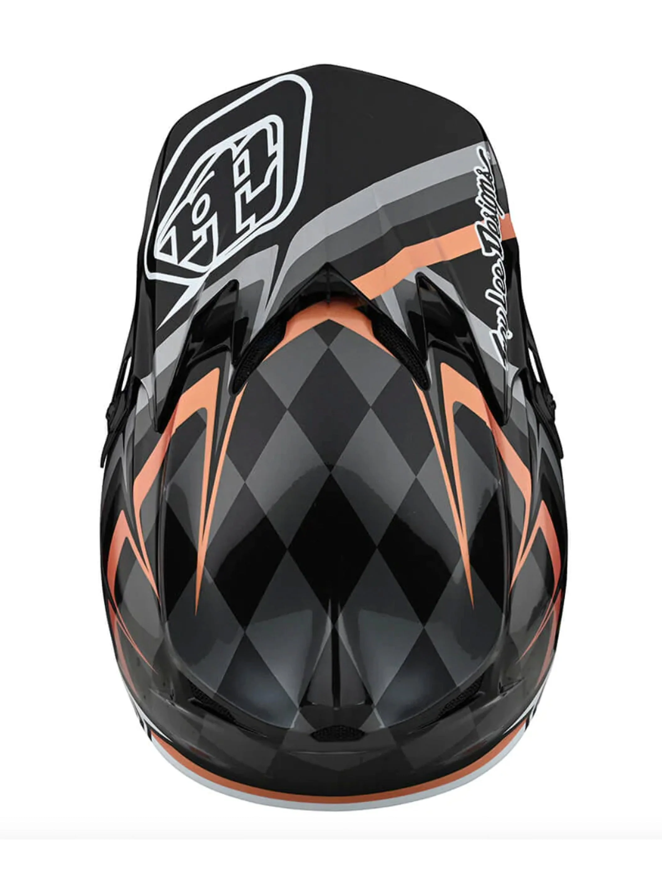 Troy Lee Designs Casco SE4 Polyacrylite Warped Negro / Dorado - Image 3