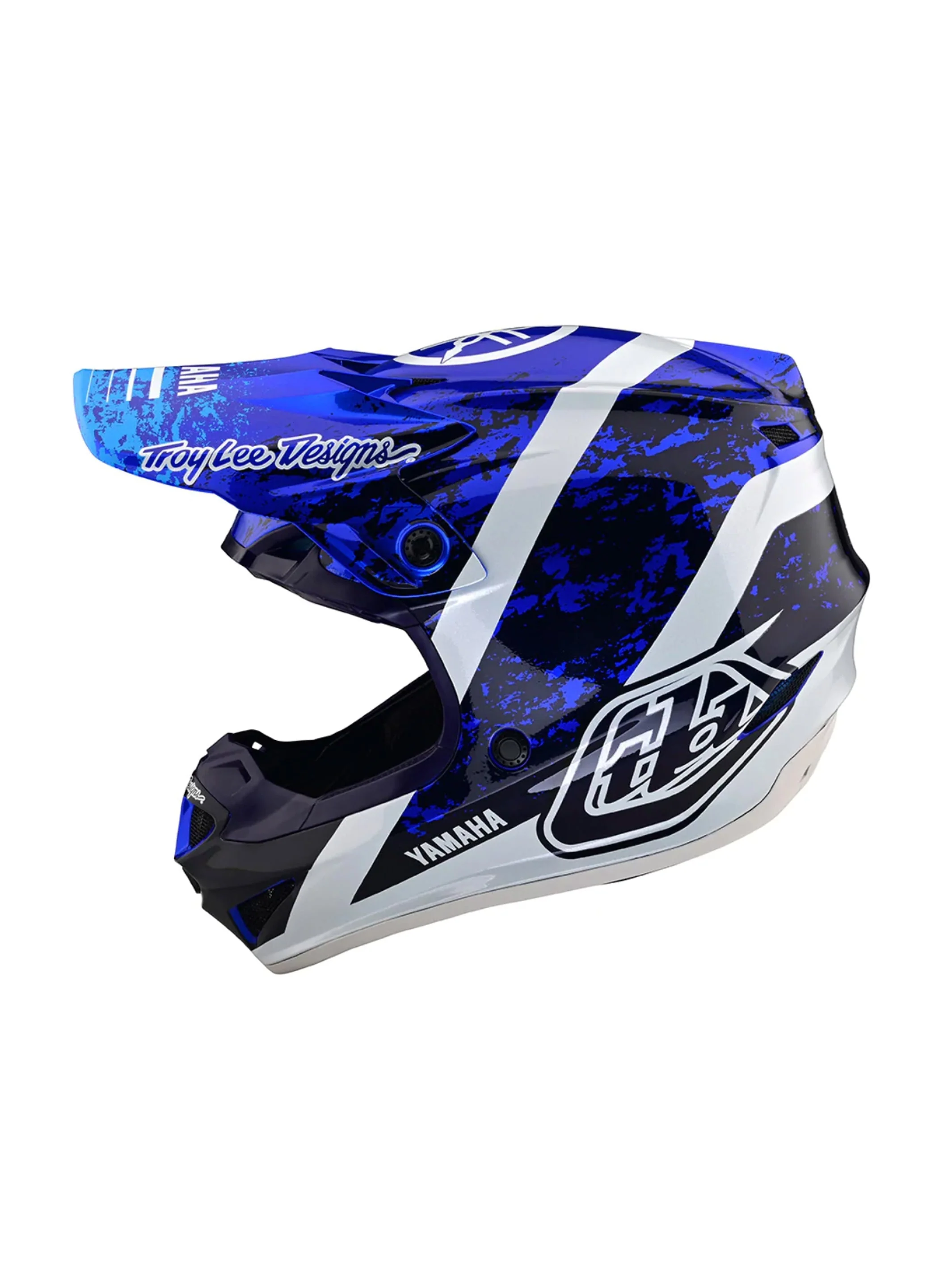 Troy Lee Designs Casco SE4 Polyacrylite Yamaha OW-22 Azul