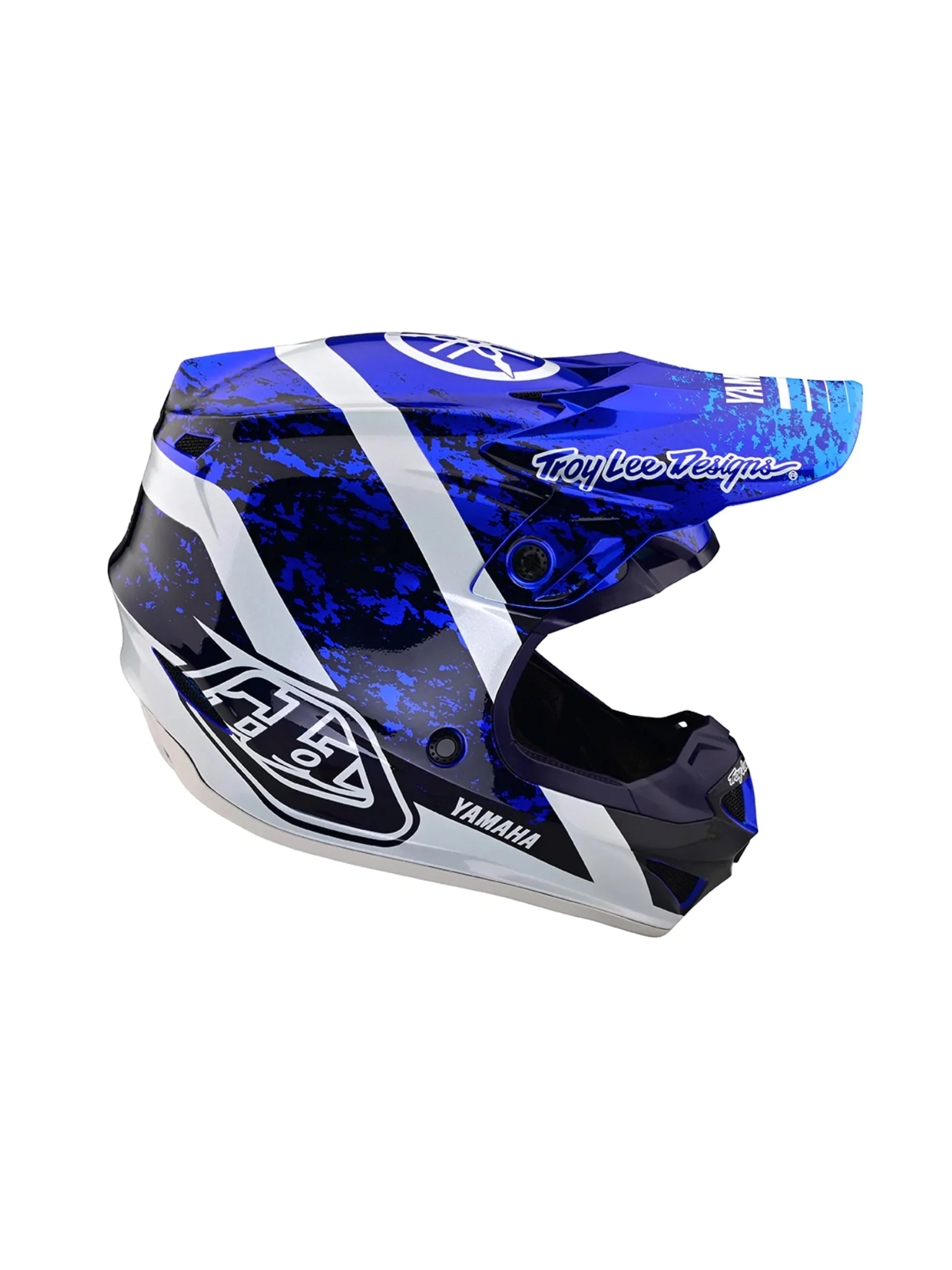 Troy Lee Designs Casco SE4 Polyacrylite Yamaha OW-22 Azul - Image 3