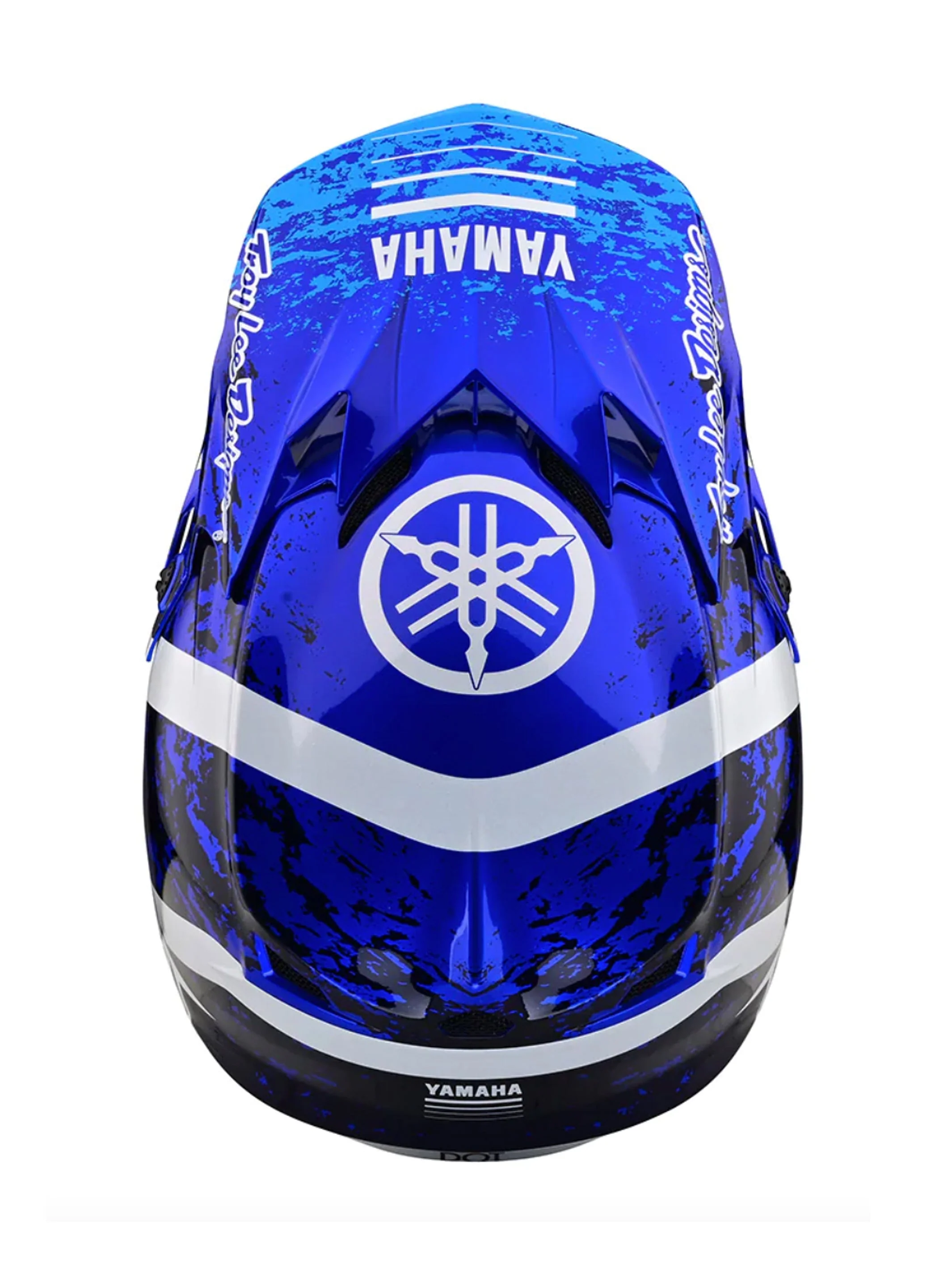 Troy Lee Designs Casco SE4 Polyacrylite Yamaha OW-22 Azul - Image 4