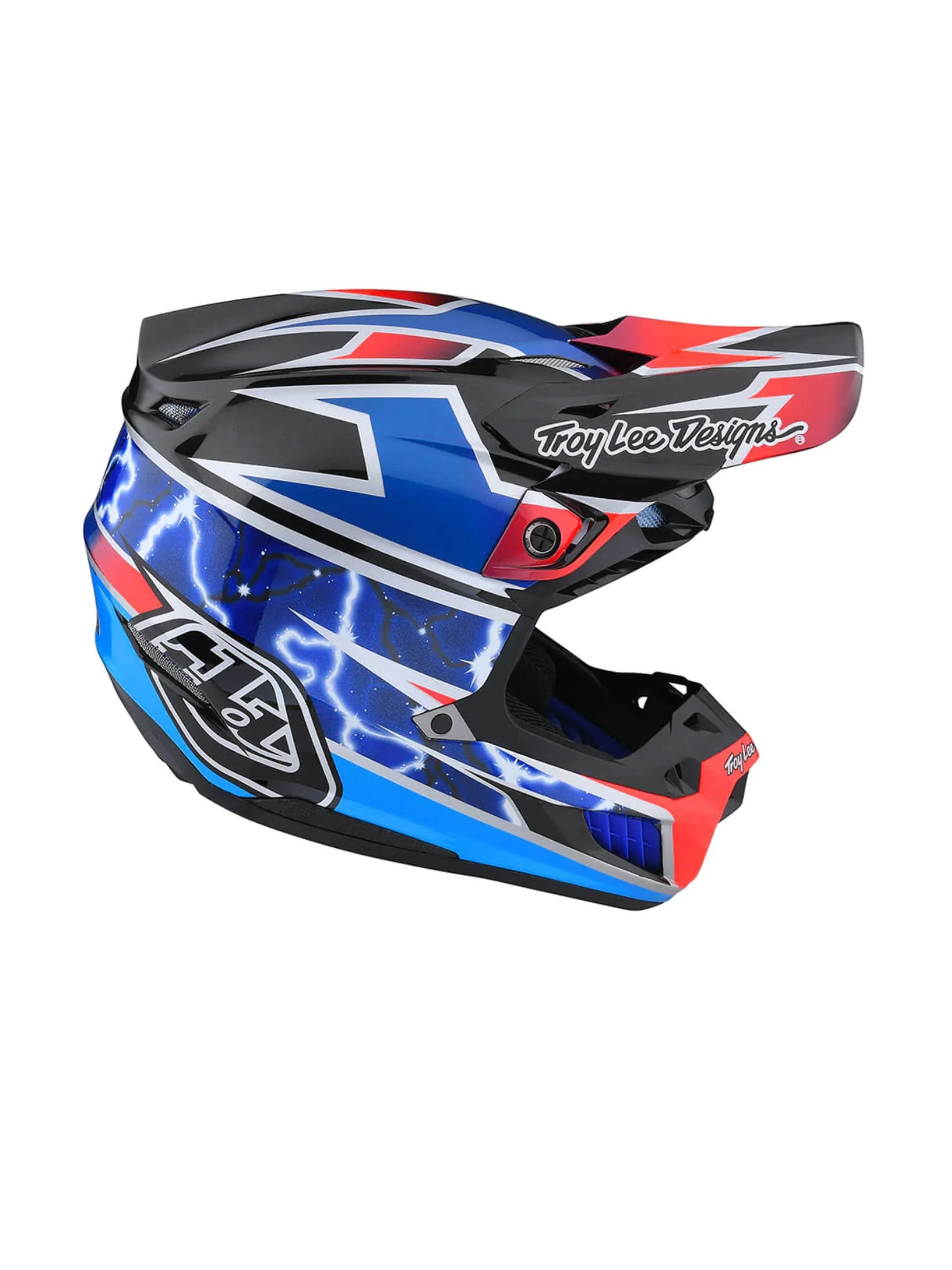 Troy Lee Designs Casco SE5 ECE Composite Lightning Azul - Image 3