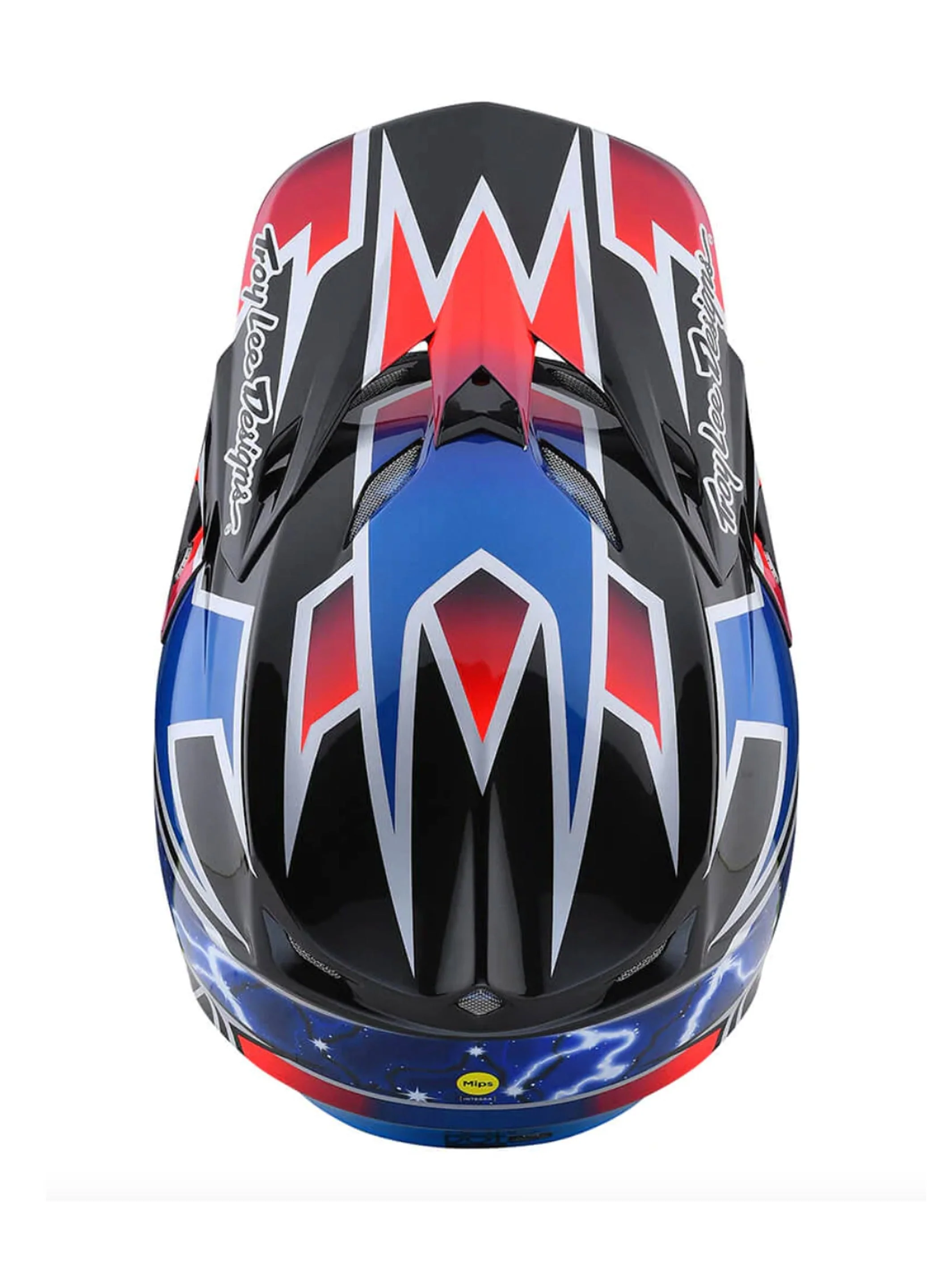 Troy Lee Designs Casco SE5 ECE Composite Lightning Azul - Image 4