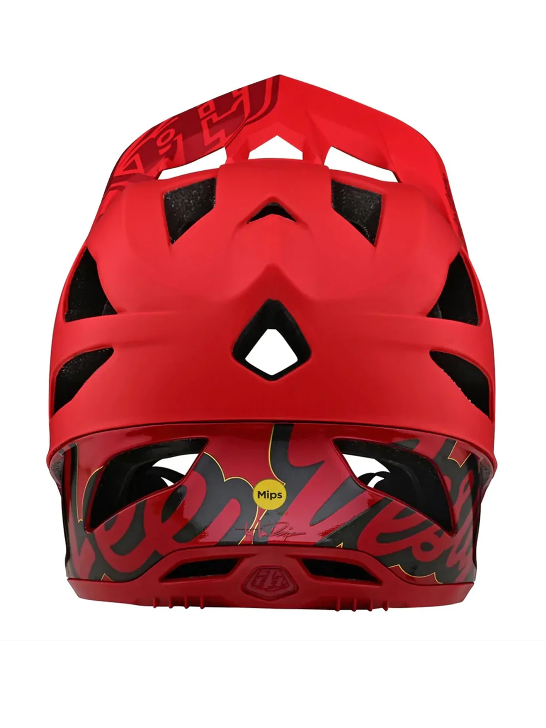 Troy Lee Designs Casco Stage Signature Rojo - Image 2