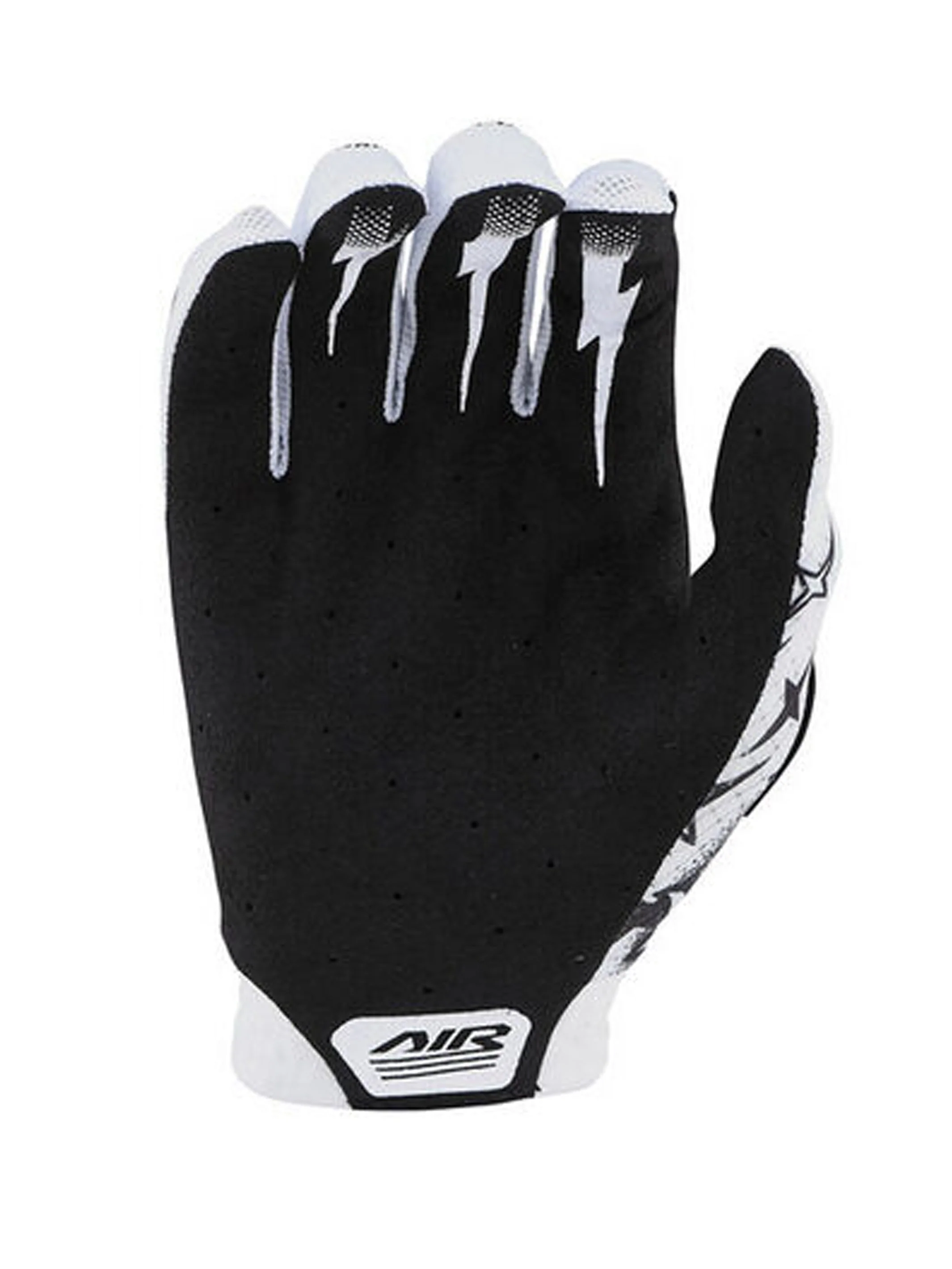Troy Lee Designs Guantes Air Skull Demon Blanco Negro - Image 2
