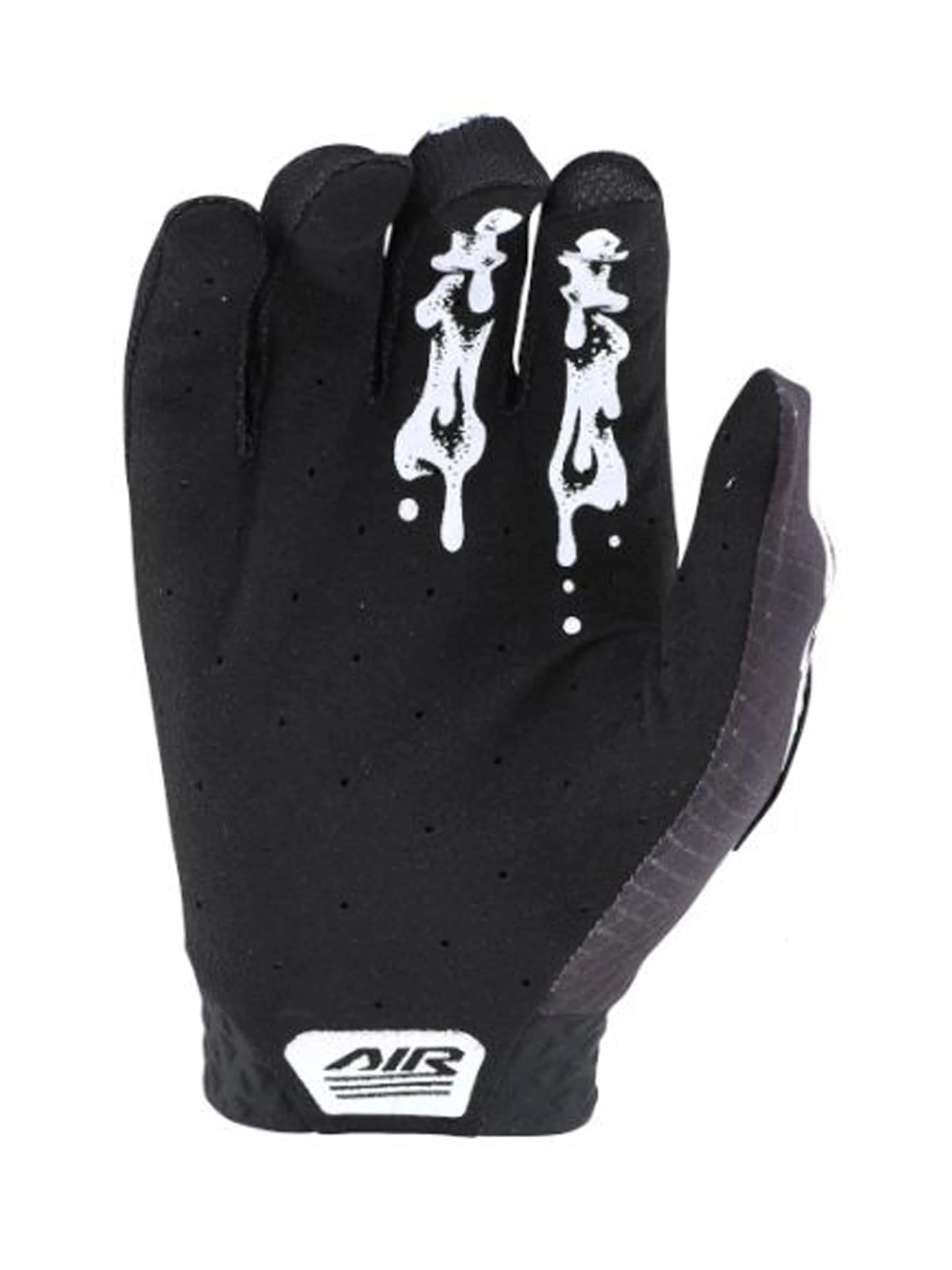 Troy Lee Designs Guantes Air Smile Hands Negro Blanco - Image 2