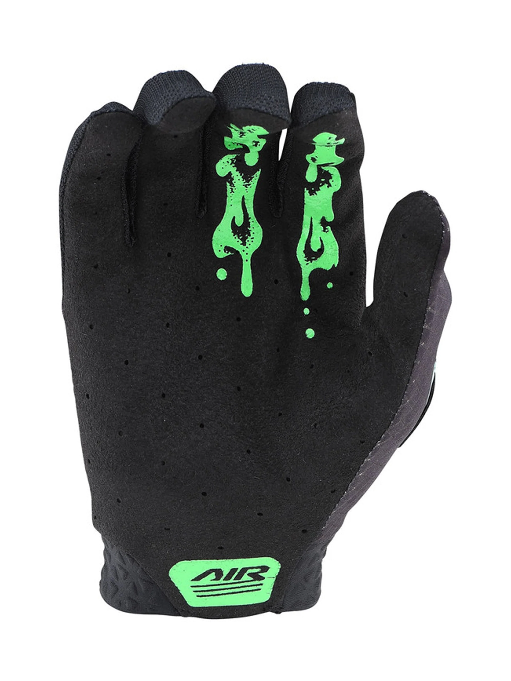 Troy Lee Designs Guantes Air Smile Hands Negro Verde - Image 2