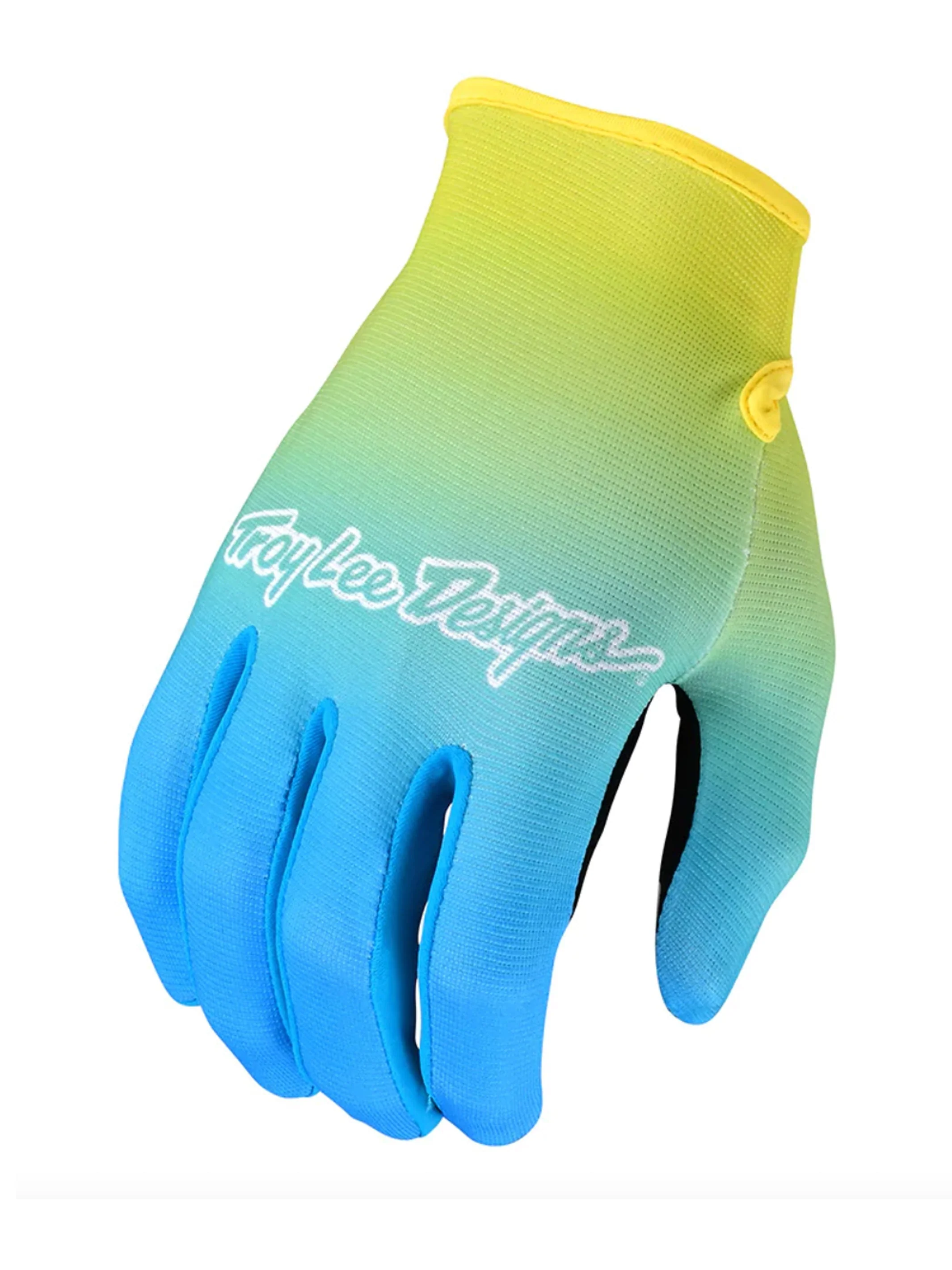Troy Lee Designs Guantes Flowline Faze Amarillo Azul