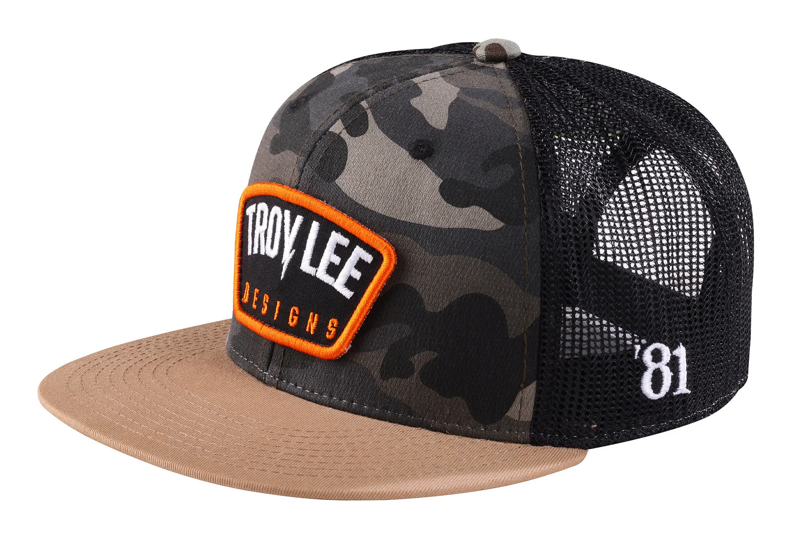 Troy Lee Designs Jockey Snapback Bolt Patch Camo
