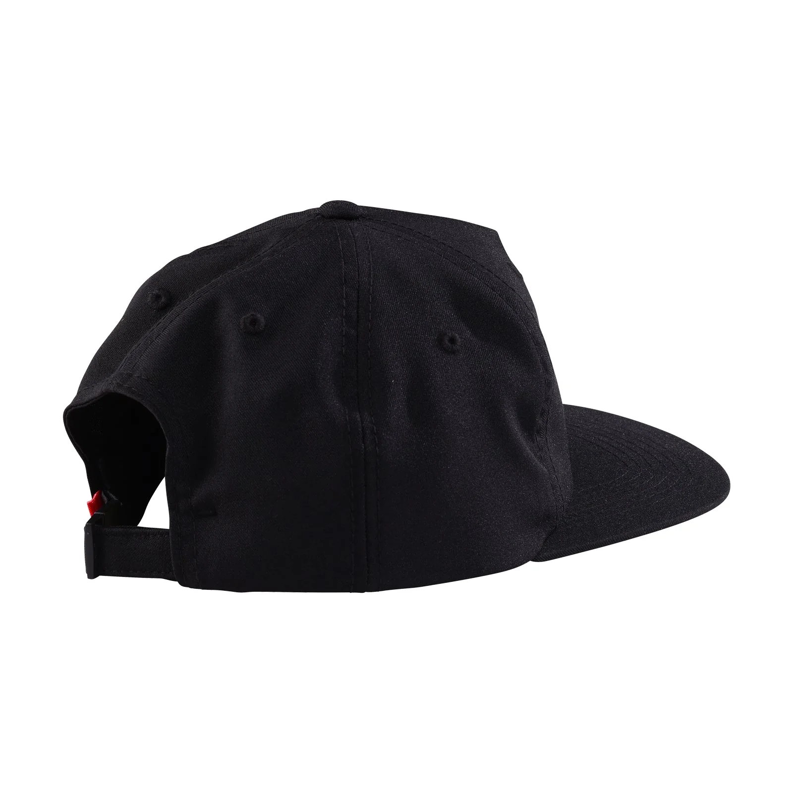 Troy Lee Designs Jockey Unstructured Strapback Global Black - Image 2