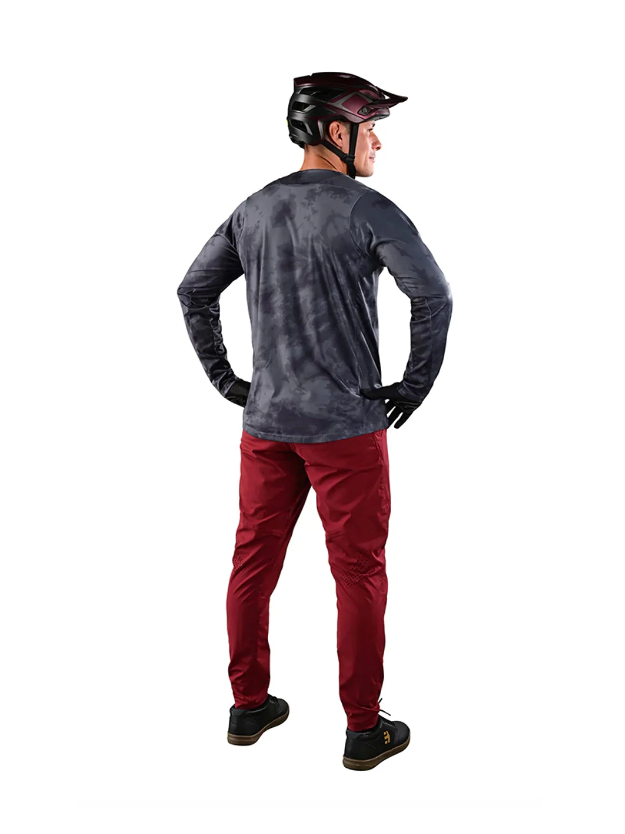 Troy Lee Designs Pantalones de Bicicleta Skyline Burdeo - Image 4