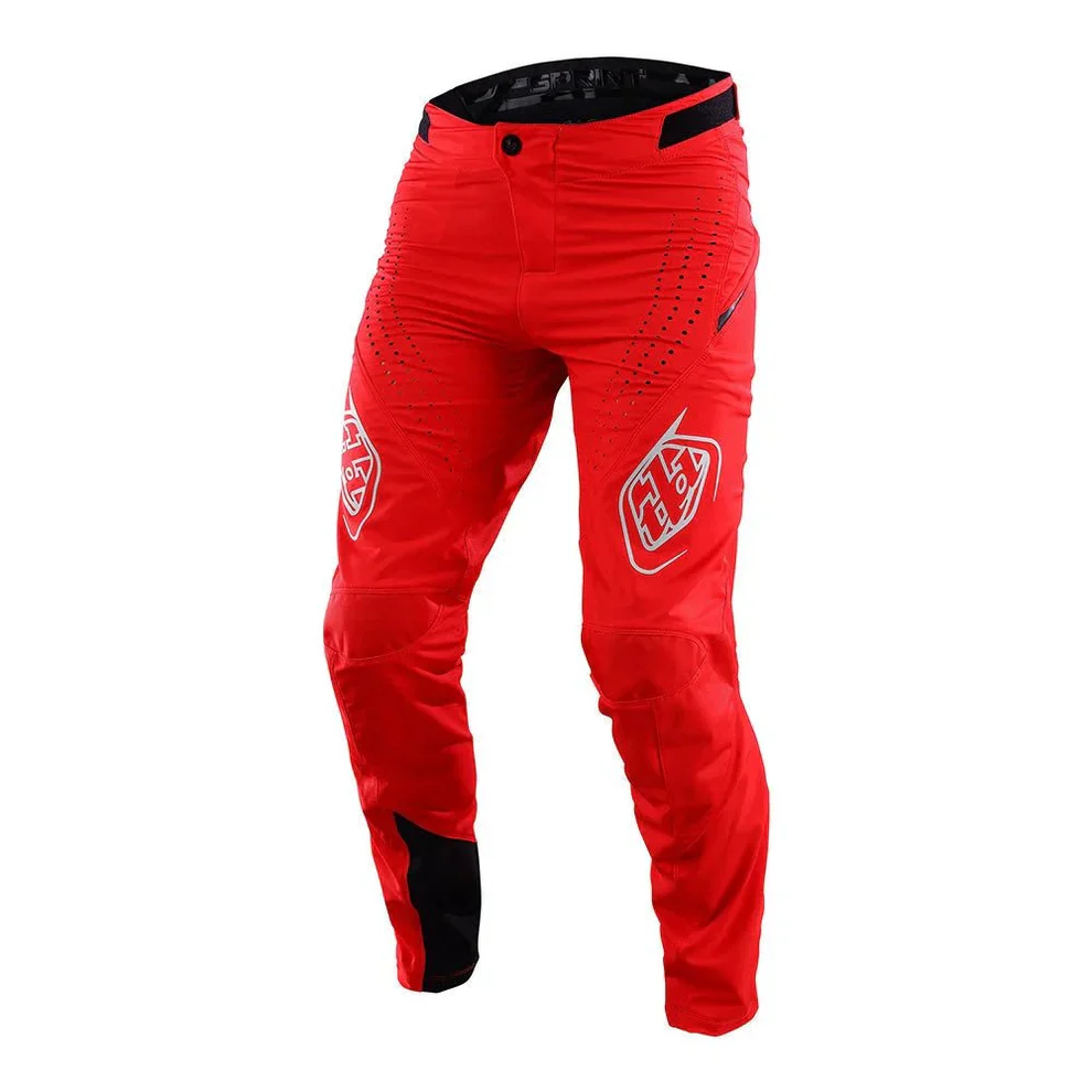Troy Lee Designs Pantalones De Bicicleta Sprint Mono Race Rojo