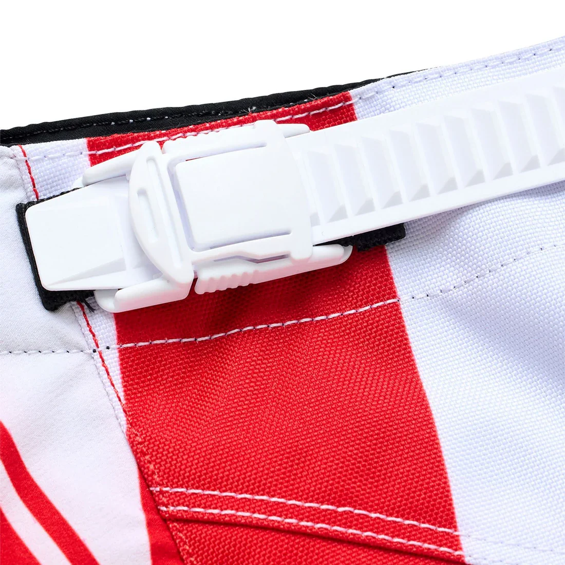 Troy Lee Designs Pantalones de Moto GP PRO Frames Blanco/Rojo - Image 2