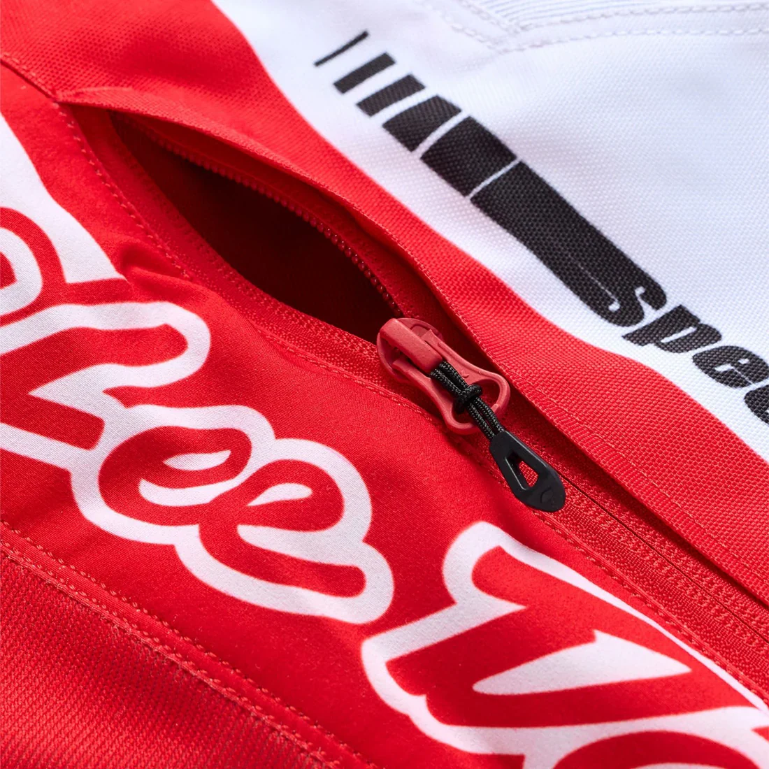 Troy Lee Designs Pantalones de Moto GP PRO Frames Blanco/Rojo - Image 4