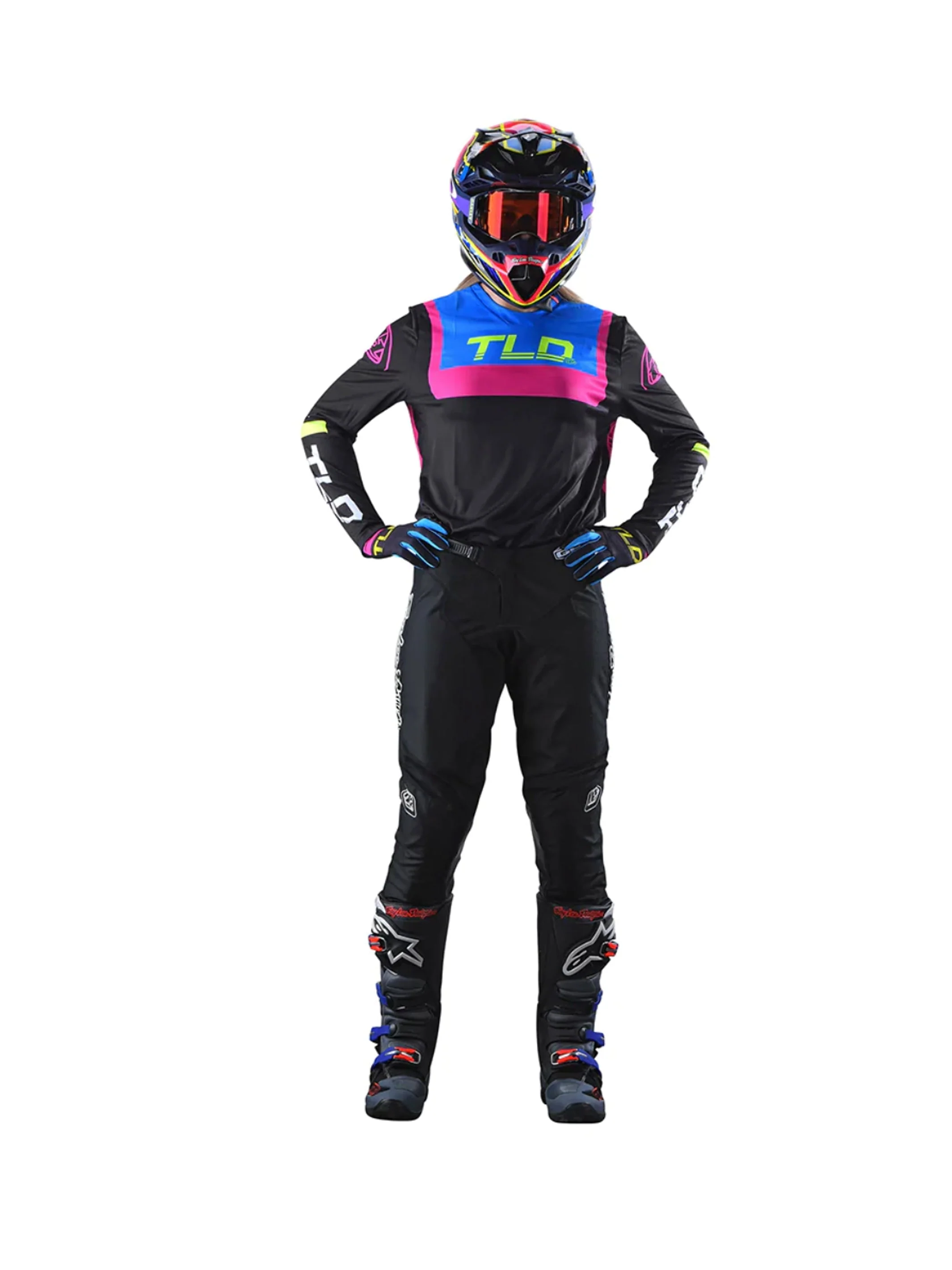Troy Lee Designs Pantalones De Mujer GP Mono Negro - Image 3