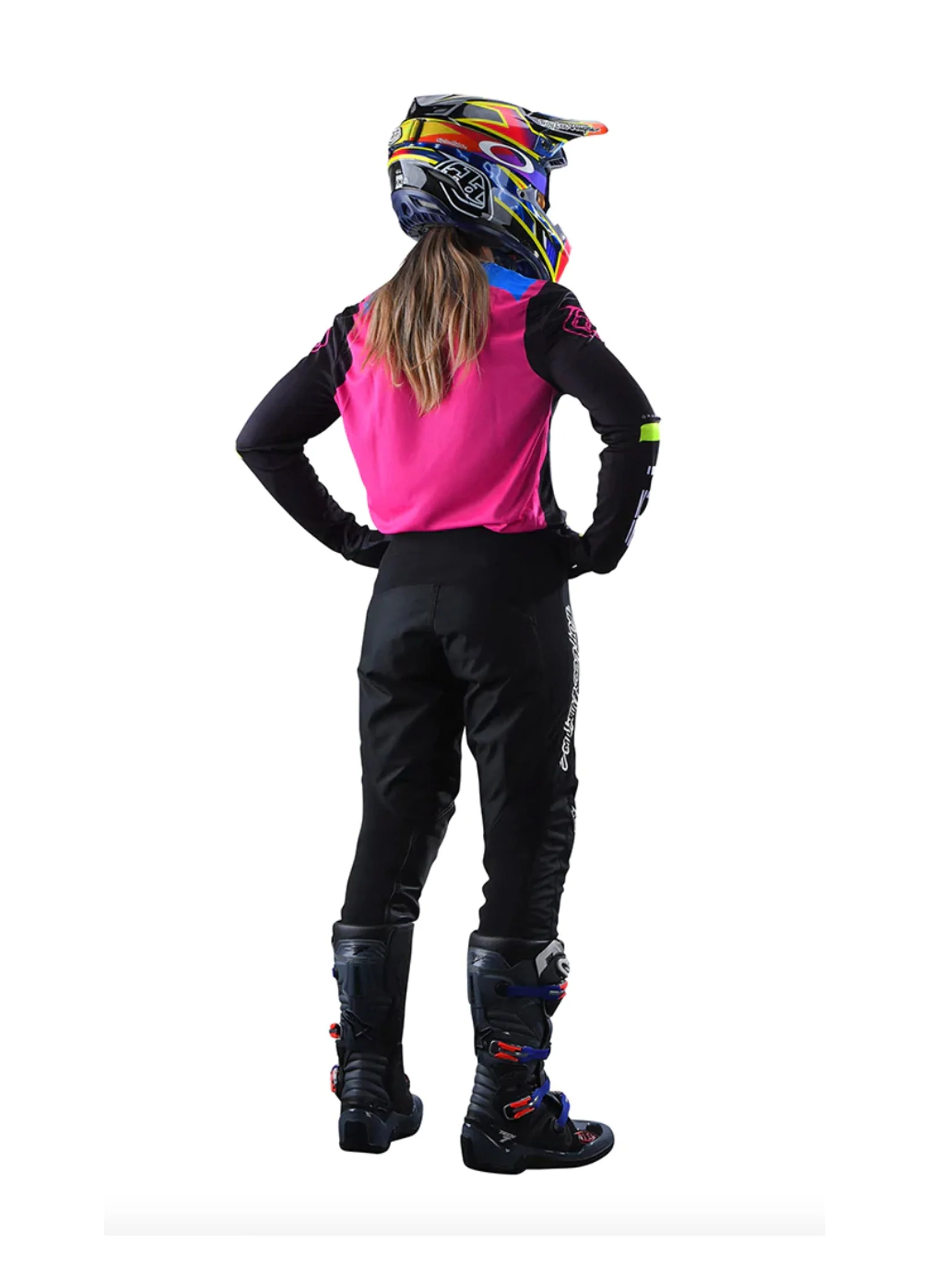 Troy Lee Designs Pantalones De Mujer GP Mono Negro - Image 4