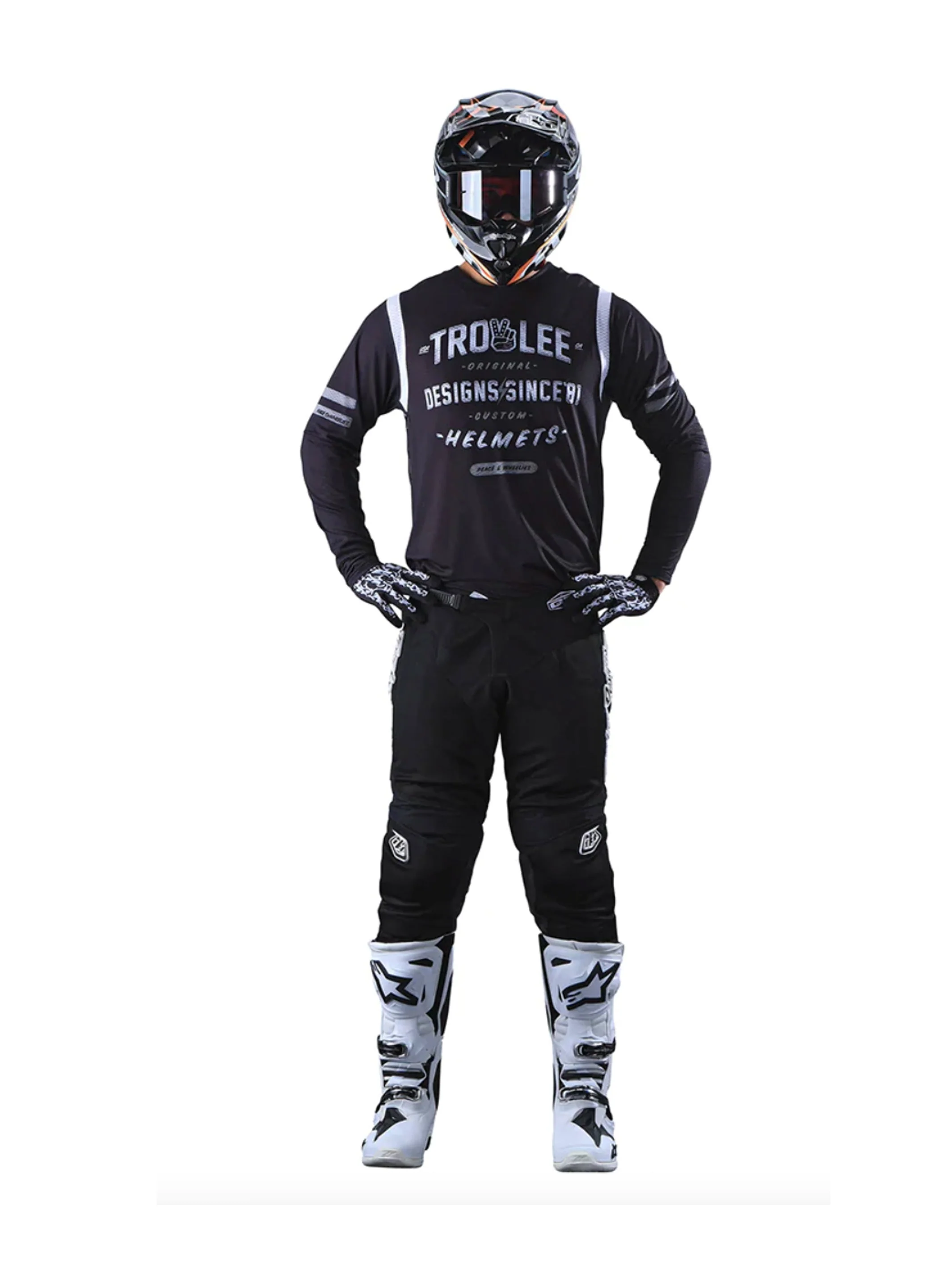 Troy Lee Designs Pantalones GP Air Mono Negro - Image 3