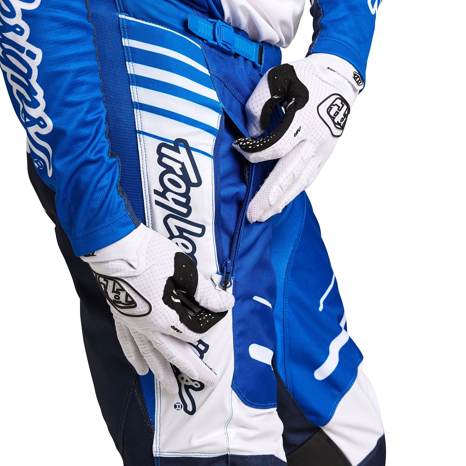 Troy Lee Designs Pantalones GP Blends Blanco/Azul - Image 5