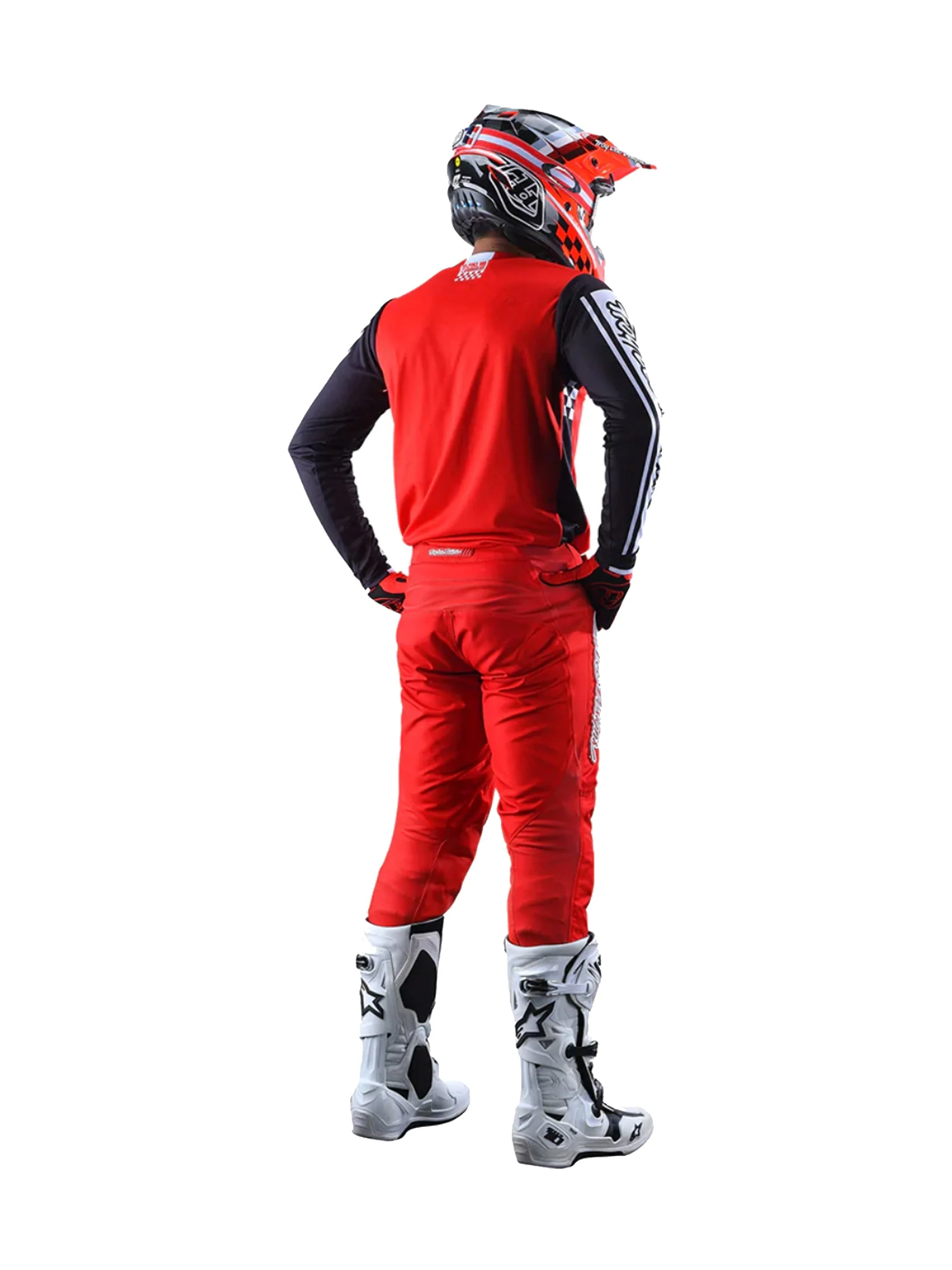 Troy Lee Designs Pantalones GP Mono Rojo - Image 4