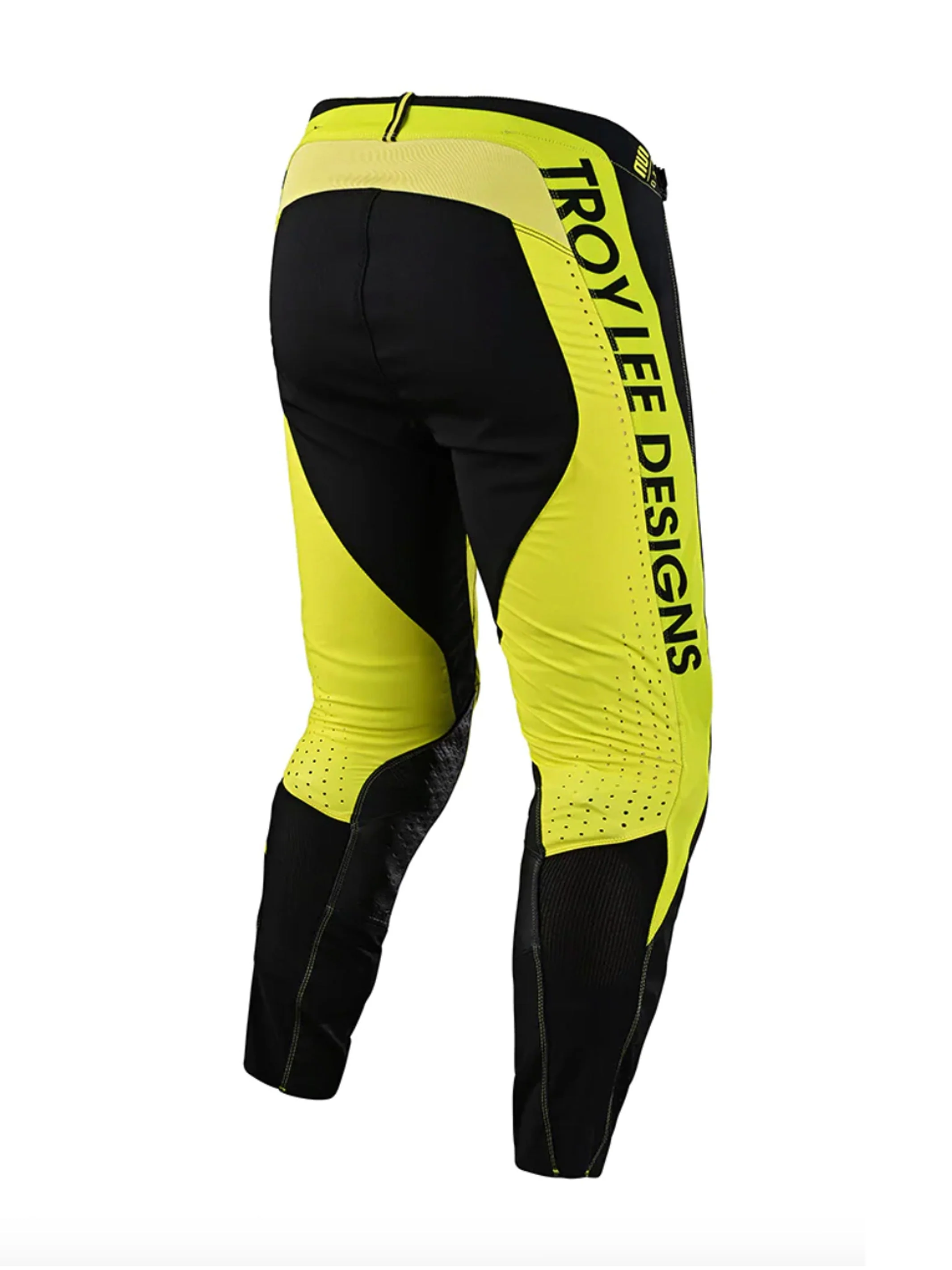 Troy Lee Designs Pantalones SE Pro Drop In Negro / Amarillo - Image 2