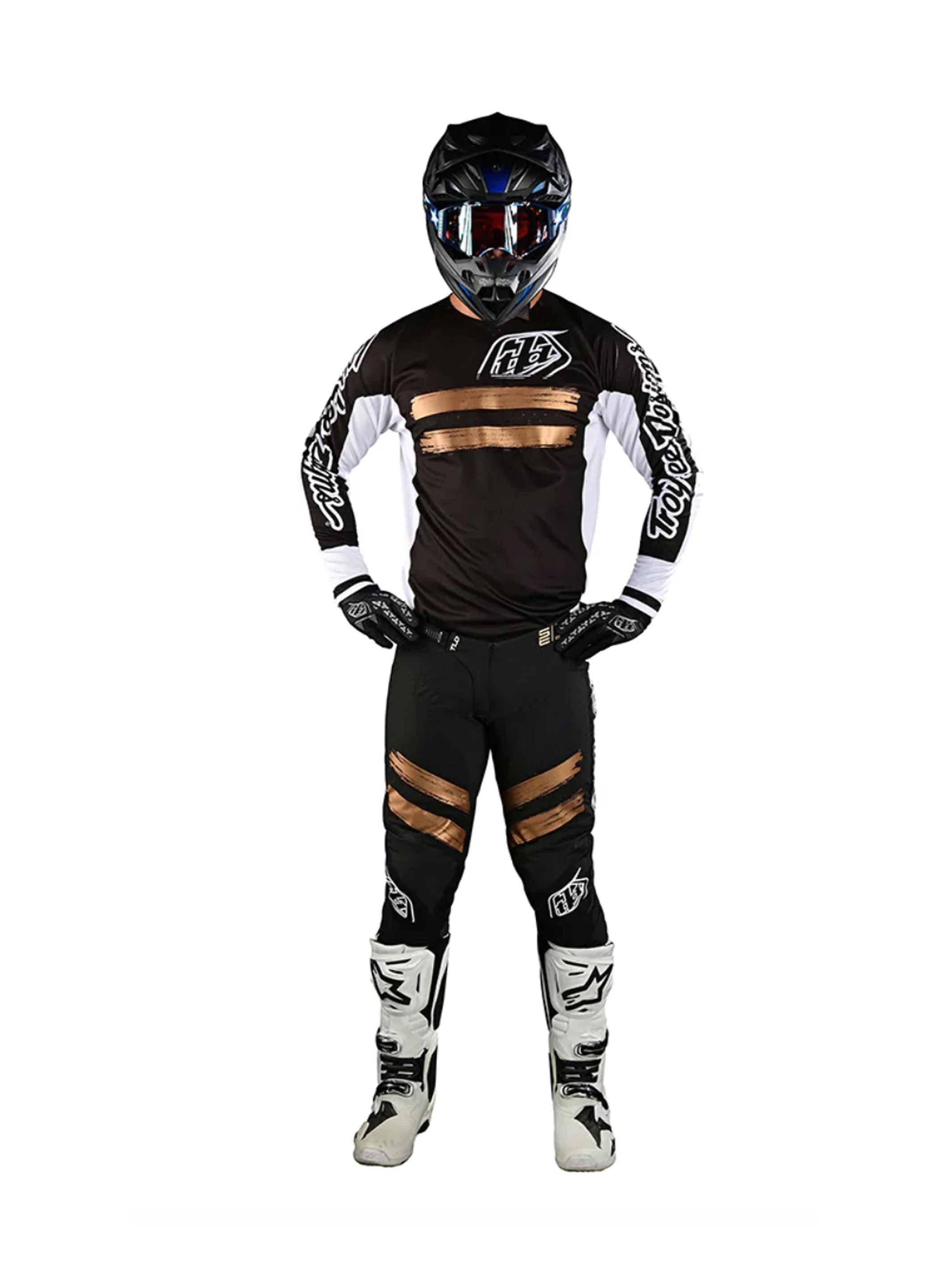 Troy Lee Designs Pantalones SE Pro Marker Negro / Dorado - Image 3