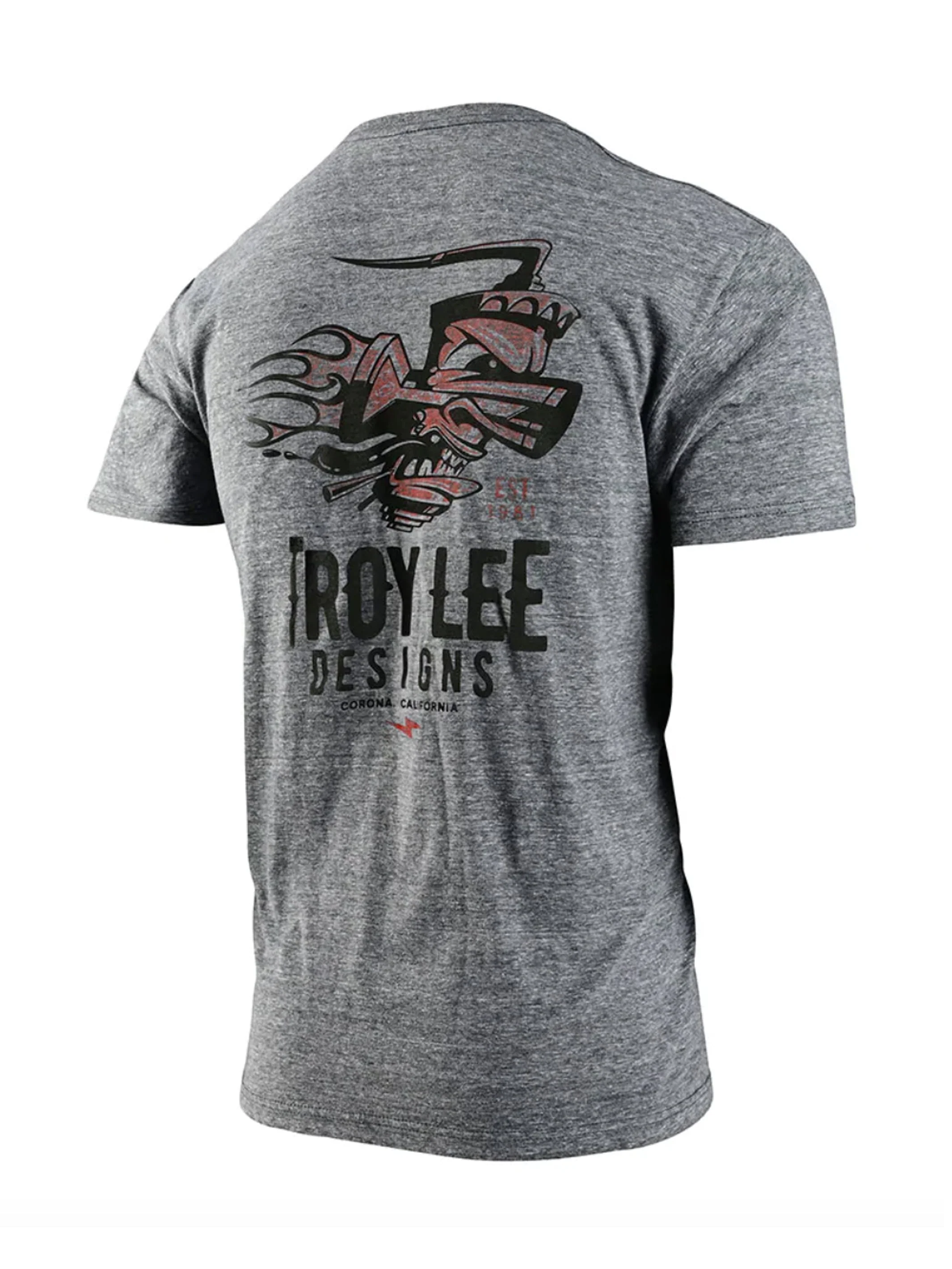Troy Lee Designs Polera Carb Manga Corta Gris - Image 2