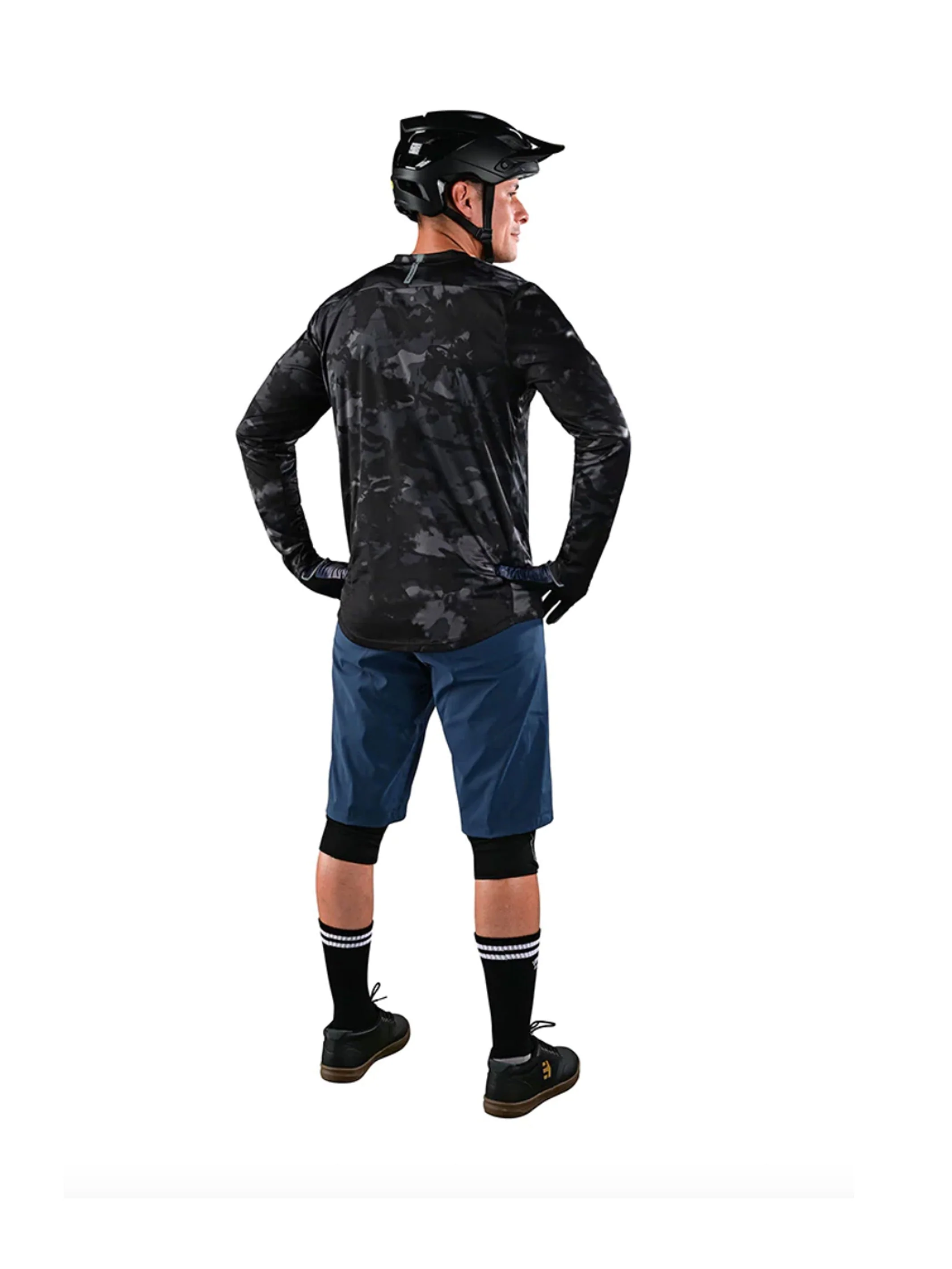 Troy Lee Designs Polera de bicicleta Flowline LS Covert Negra - Image 4