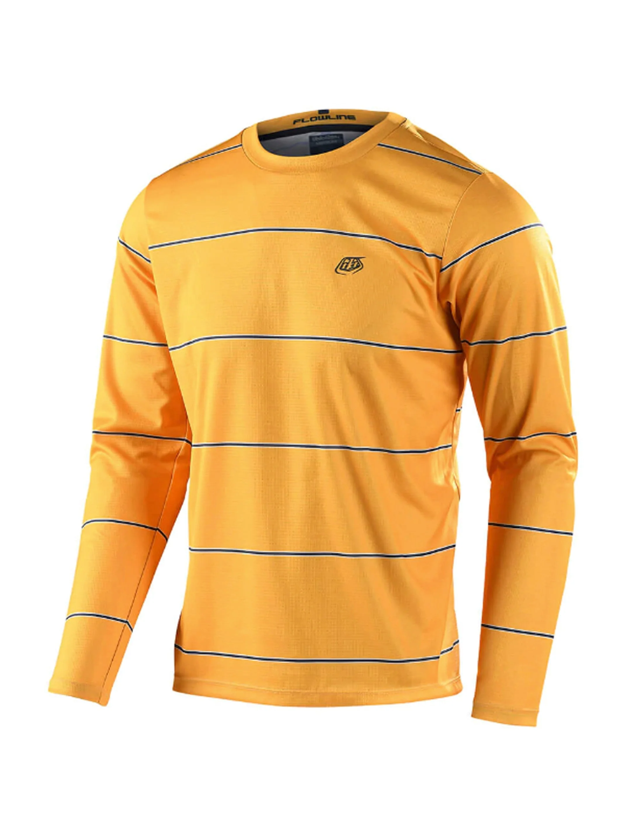 Troy Lee Designs Polera De Bicicleta Flowline Ls Revert Amarilla
