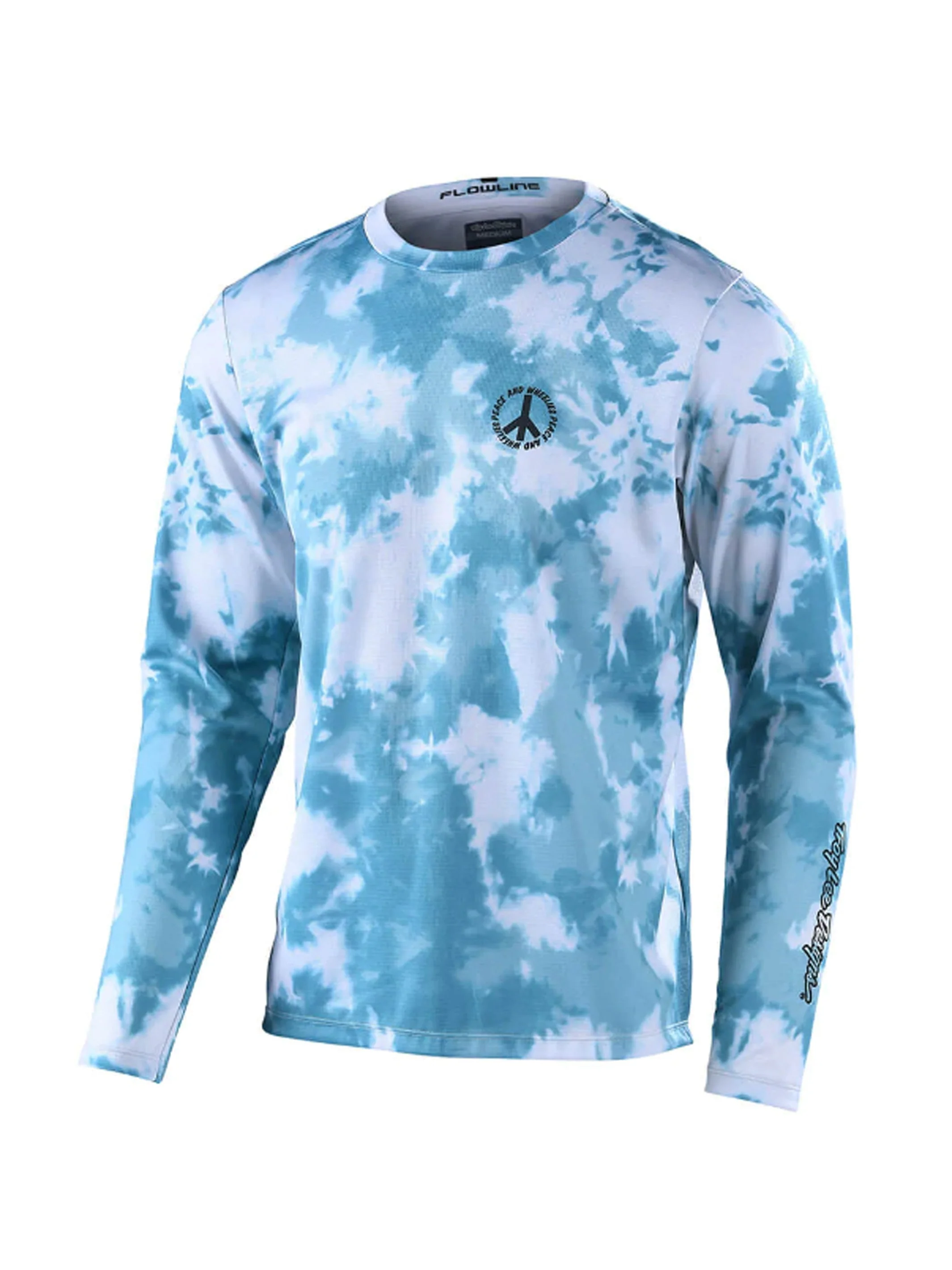 Troy Lee Designs Polera De Bicicleta Flowline Ls Rplot Azul