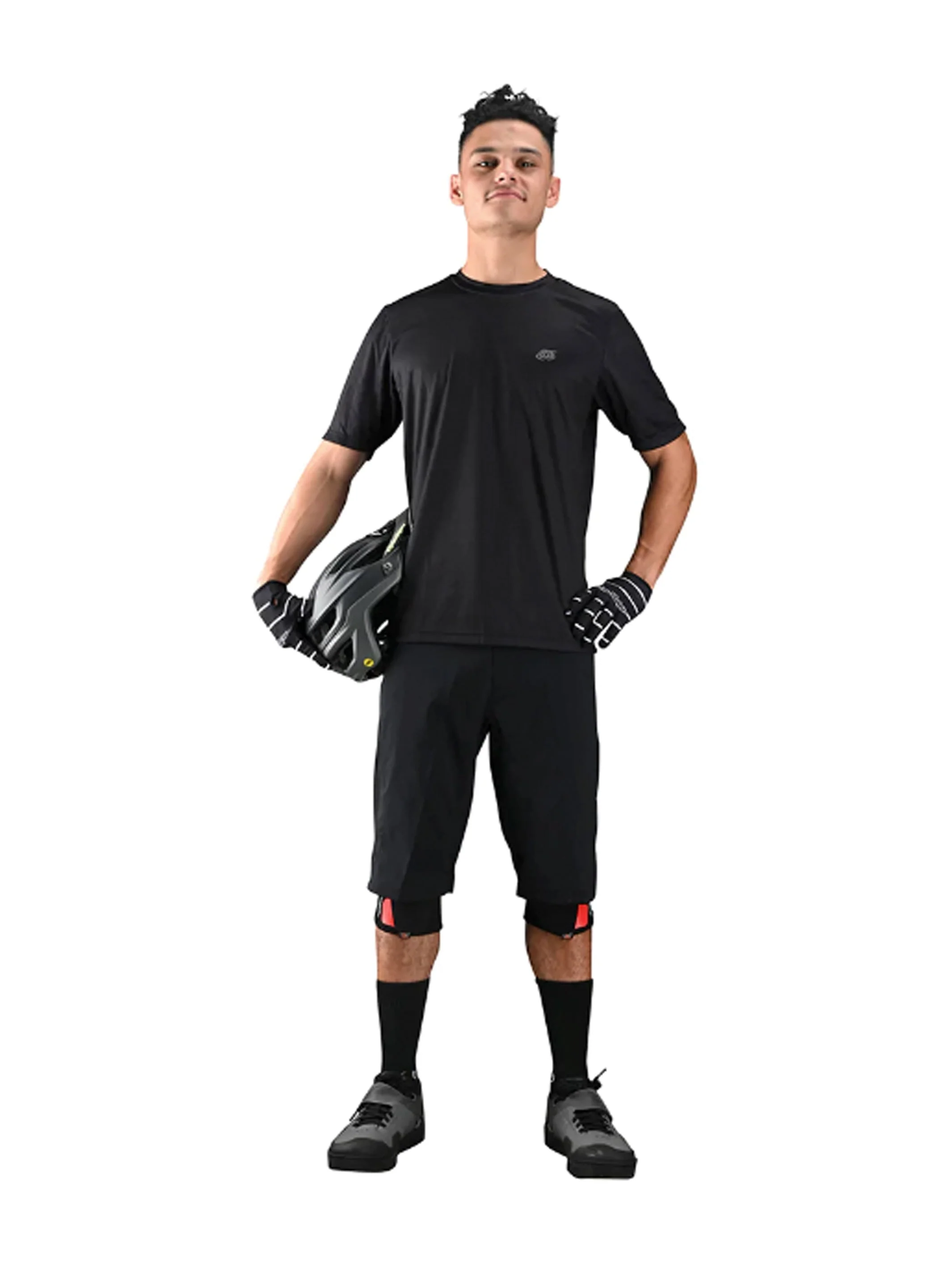 Troy Lee Designs Polera De Bicicleta Flowline Manga Corrta Negra - Image 2