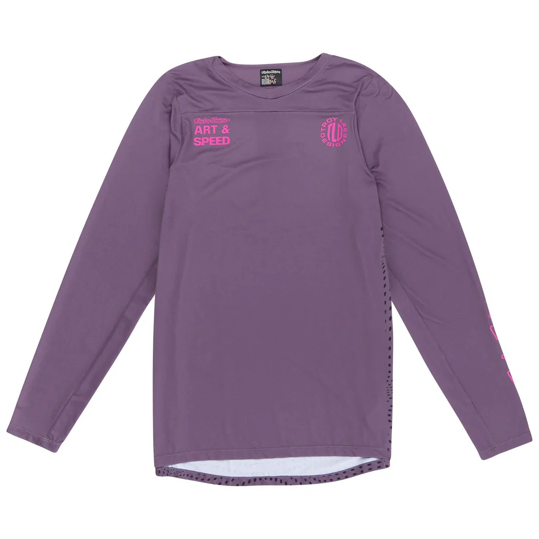 Troy Lee Designs Polera de Bicicleta Skyline LS Radioscape Deep Morada