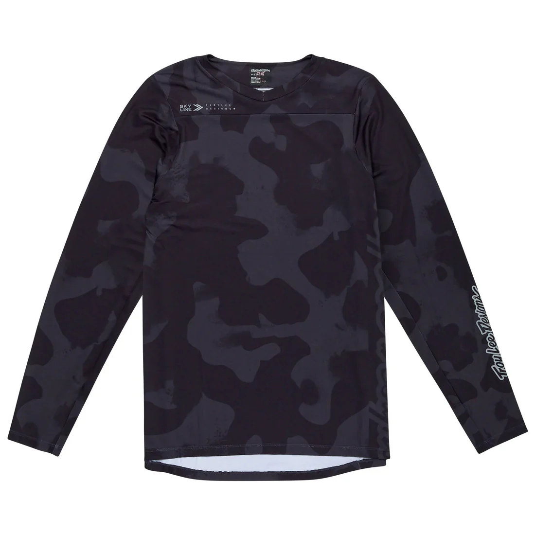 Troy Lee Designs Polera de Bicicleta Skyline LS Scrubland Negra