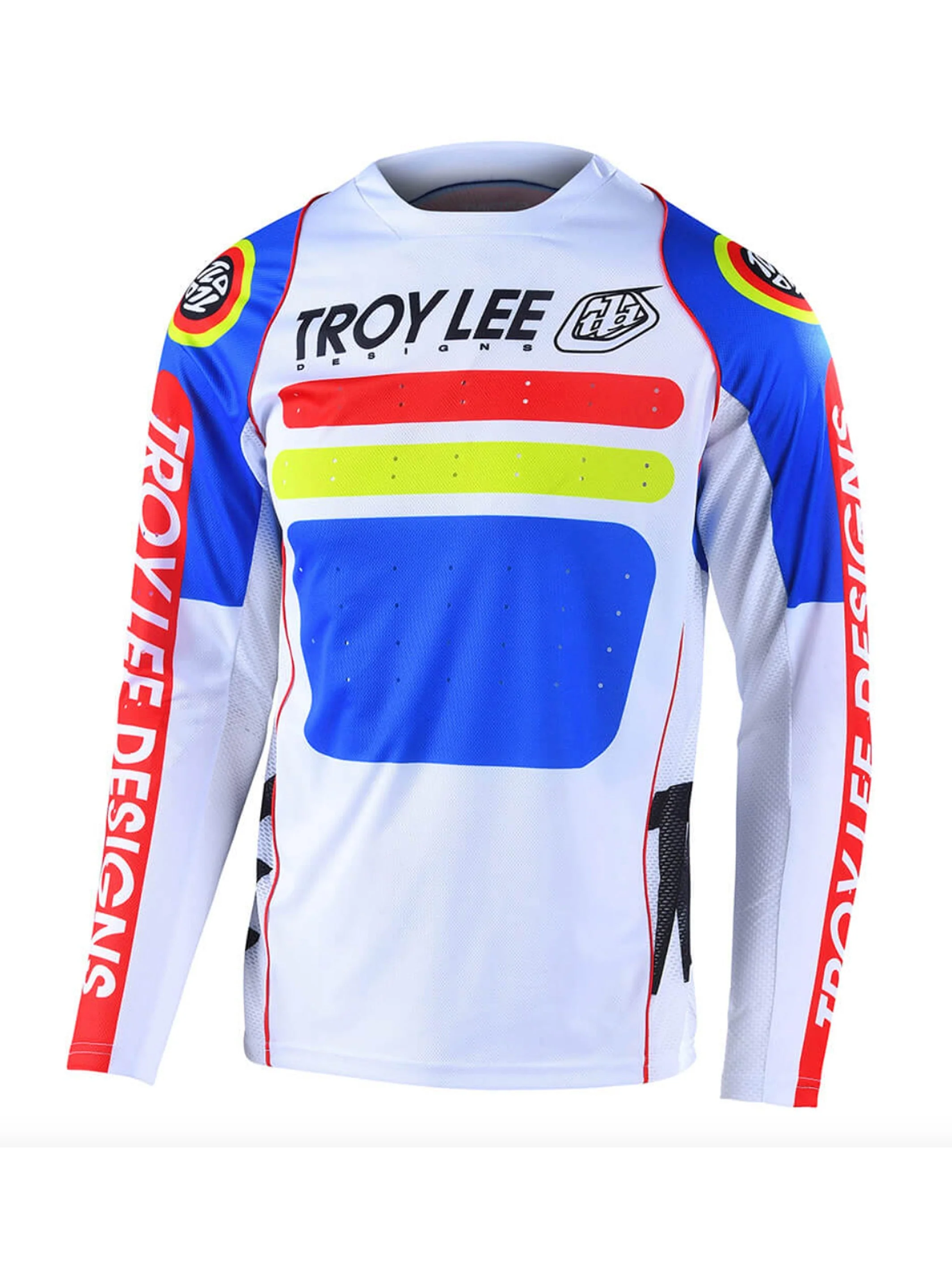 Troy Lee Designs Polera De Bicicleta Sprint Drop In Blanca