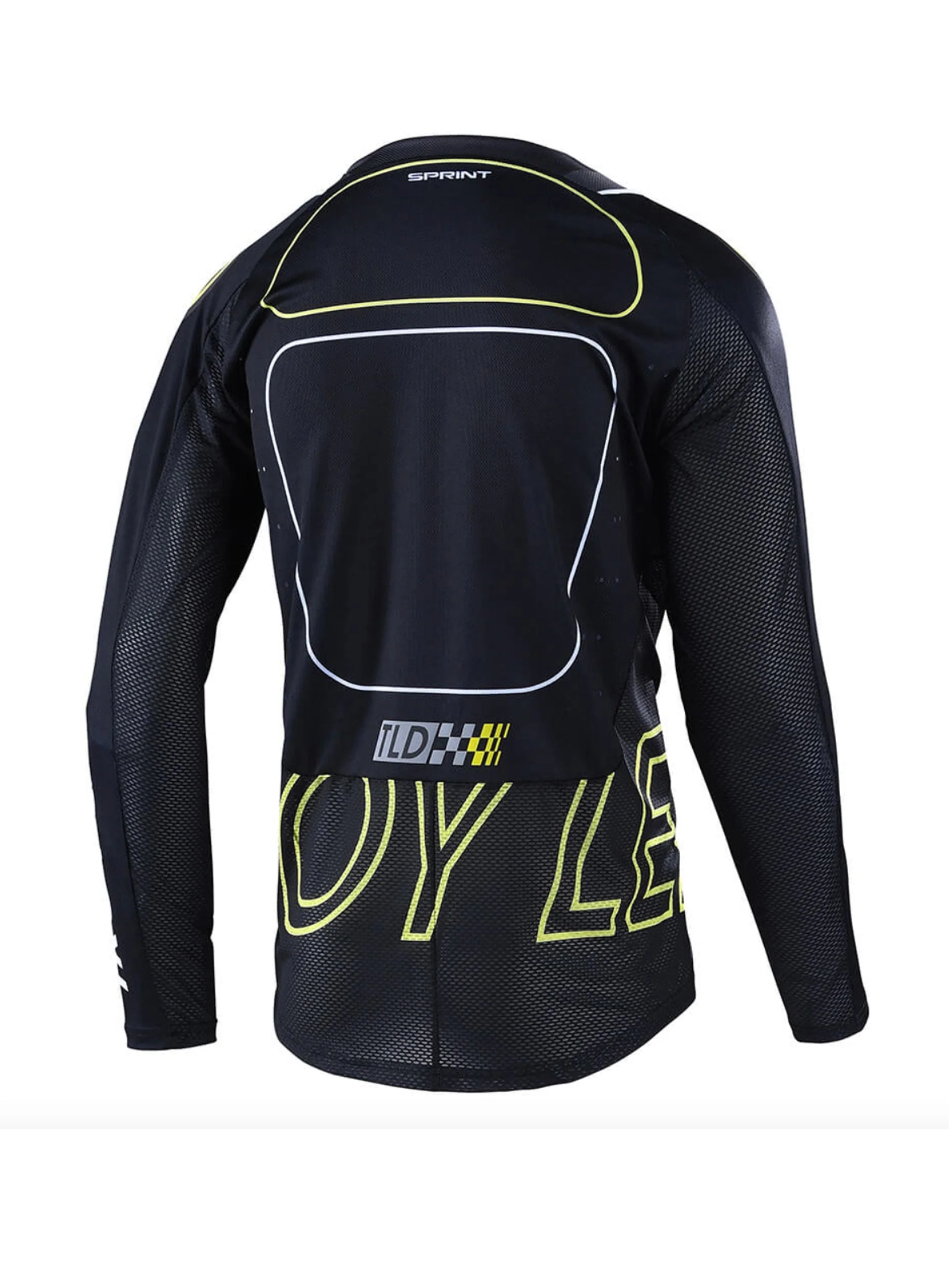 Troy Lee Designs Polera De Bicicleta Sprint Drop In Negra Verde - Image 2