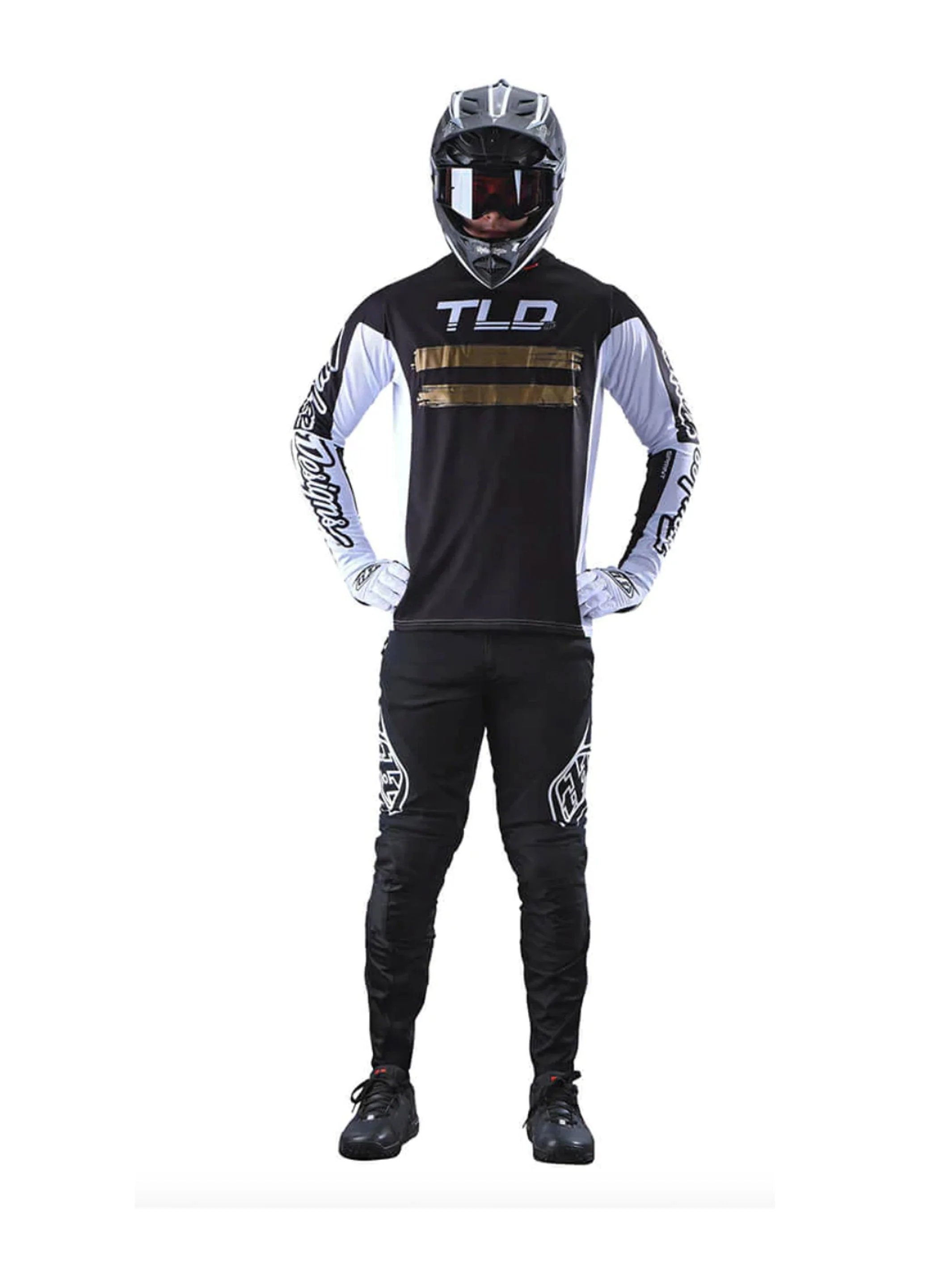 Troy Lee Designs Polera De Bicicleta Sprint Marker Negra - Image 3