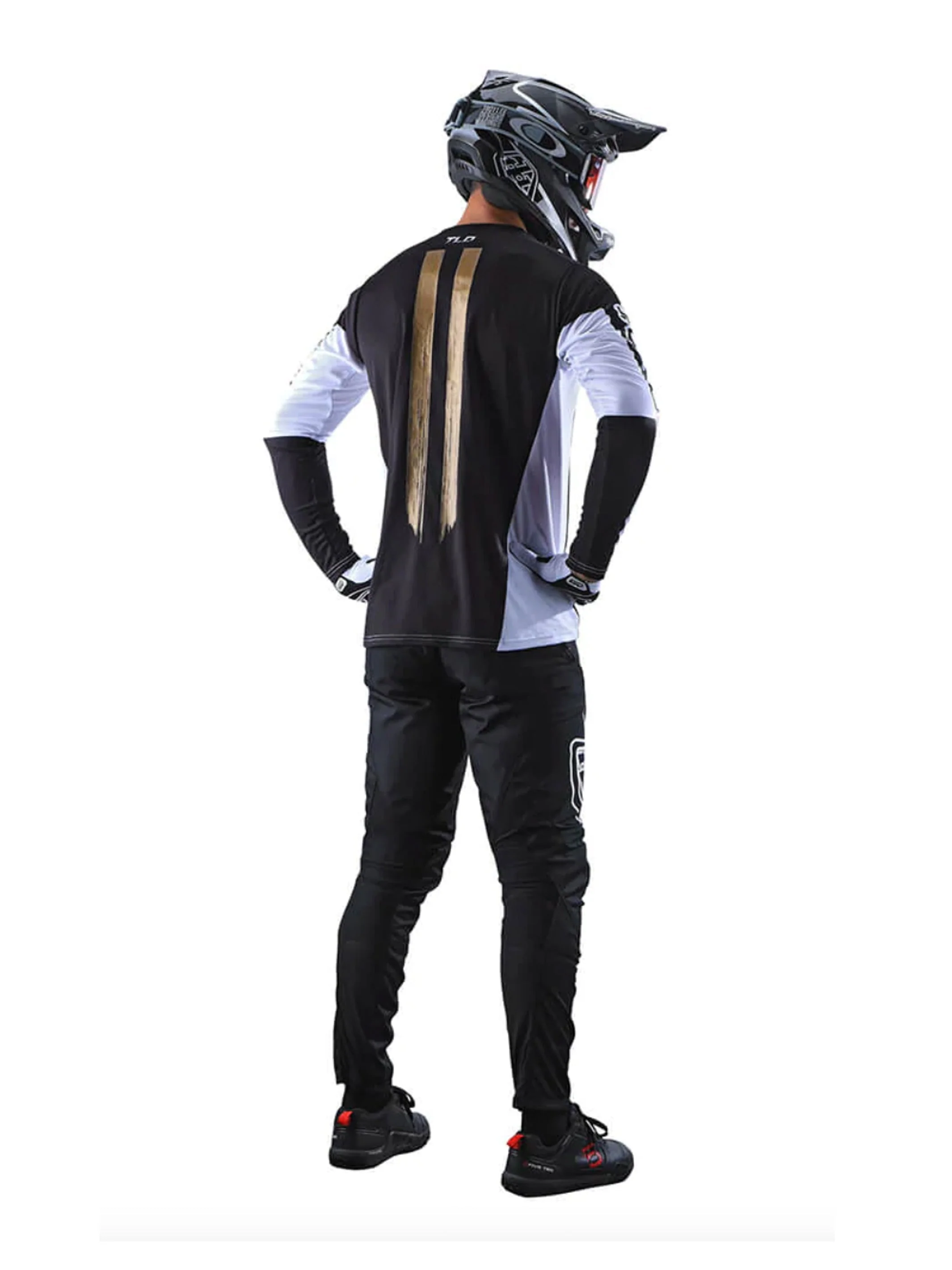 Troy Lee Designs Polera De Bicicleta Sprint Marker Negra - Image 4