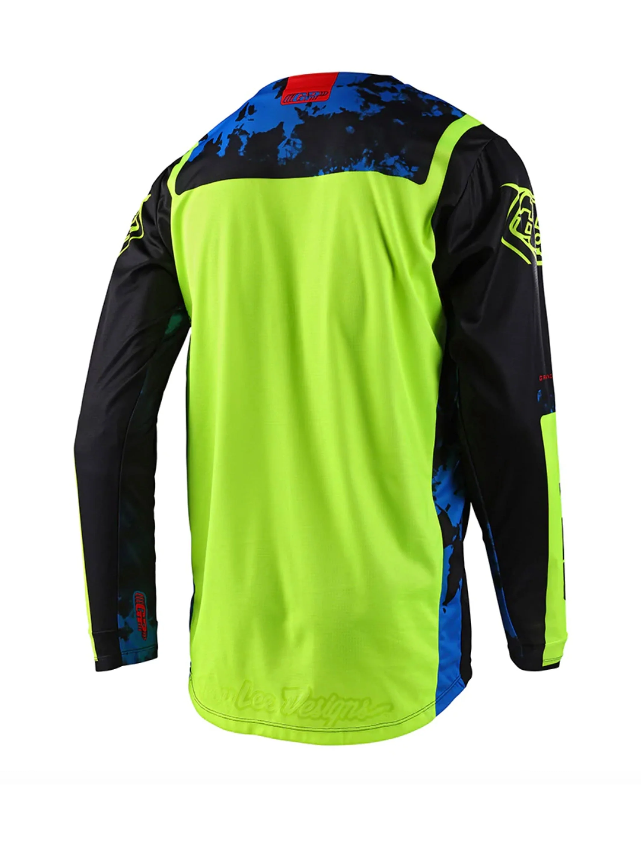 Troy Lee Designs Polera de Moto GP Astro Negro / Amarillo - Image 2