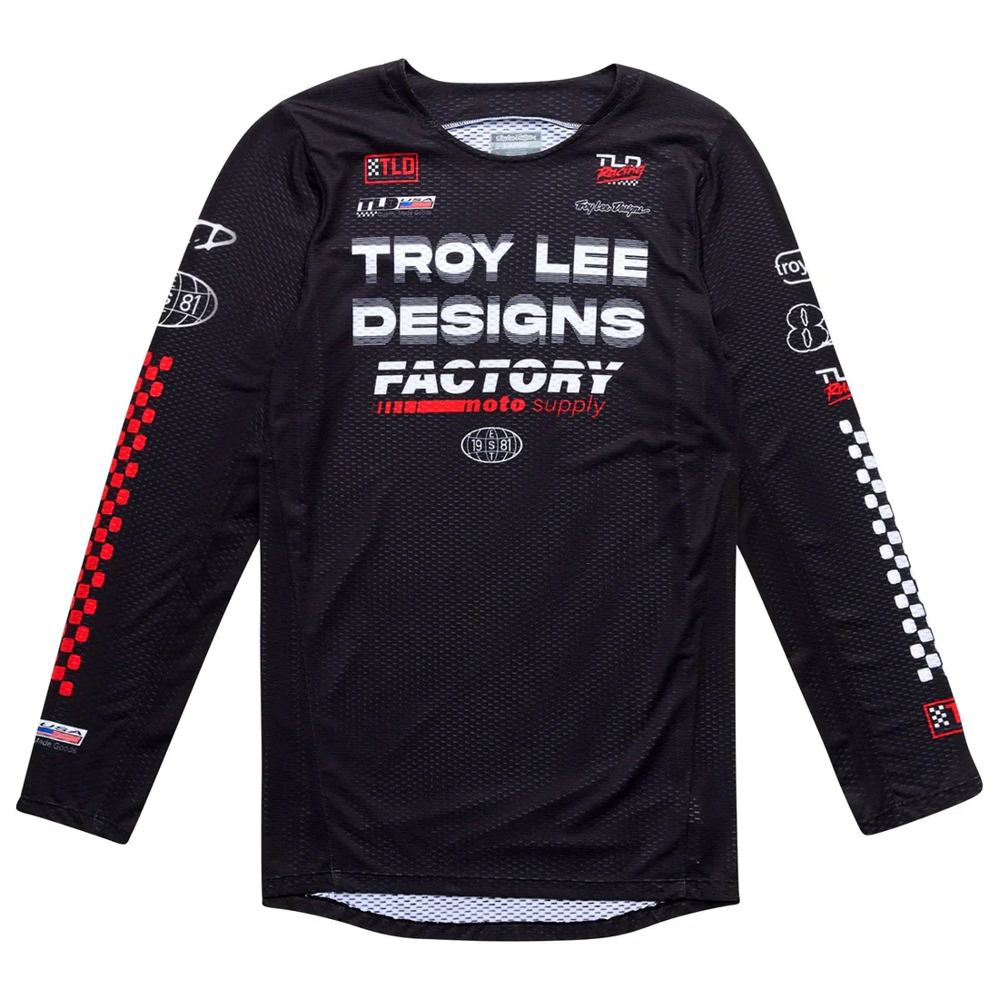 Troy Lee Designs Polera de Moto GP Pro Air Factory Negra