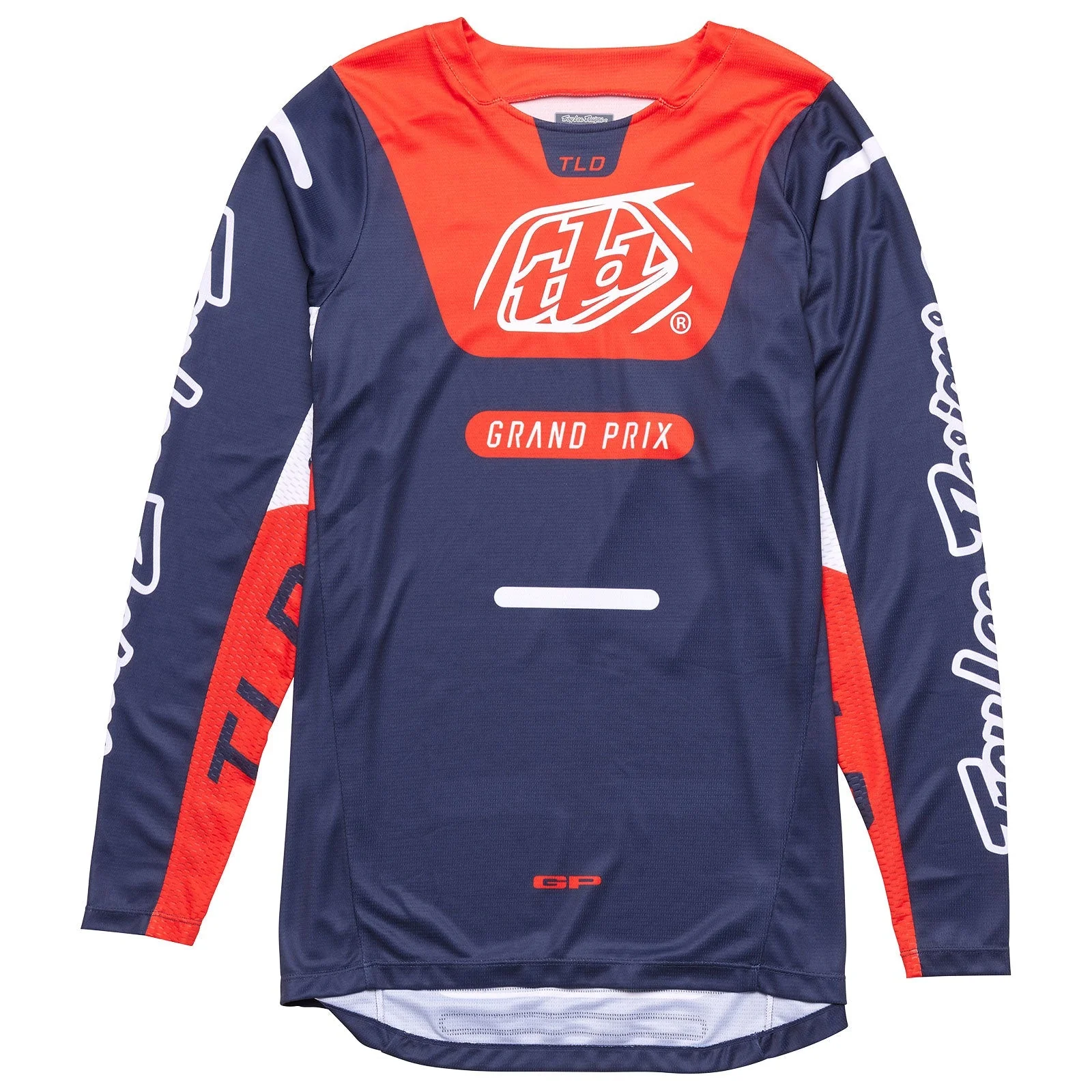 Troy Lee Designs Polera de Moto GP Pro Blends Navy/Naranjo