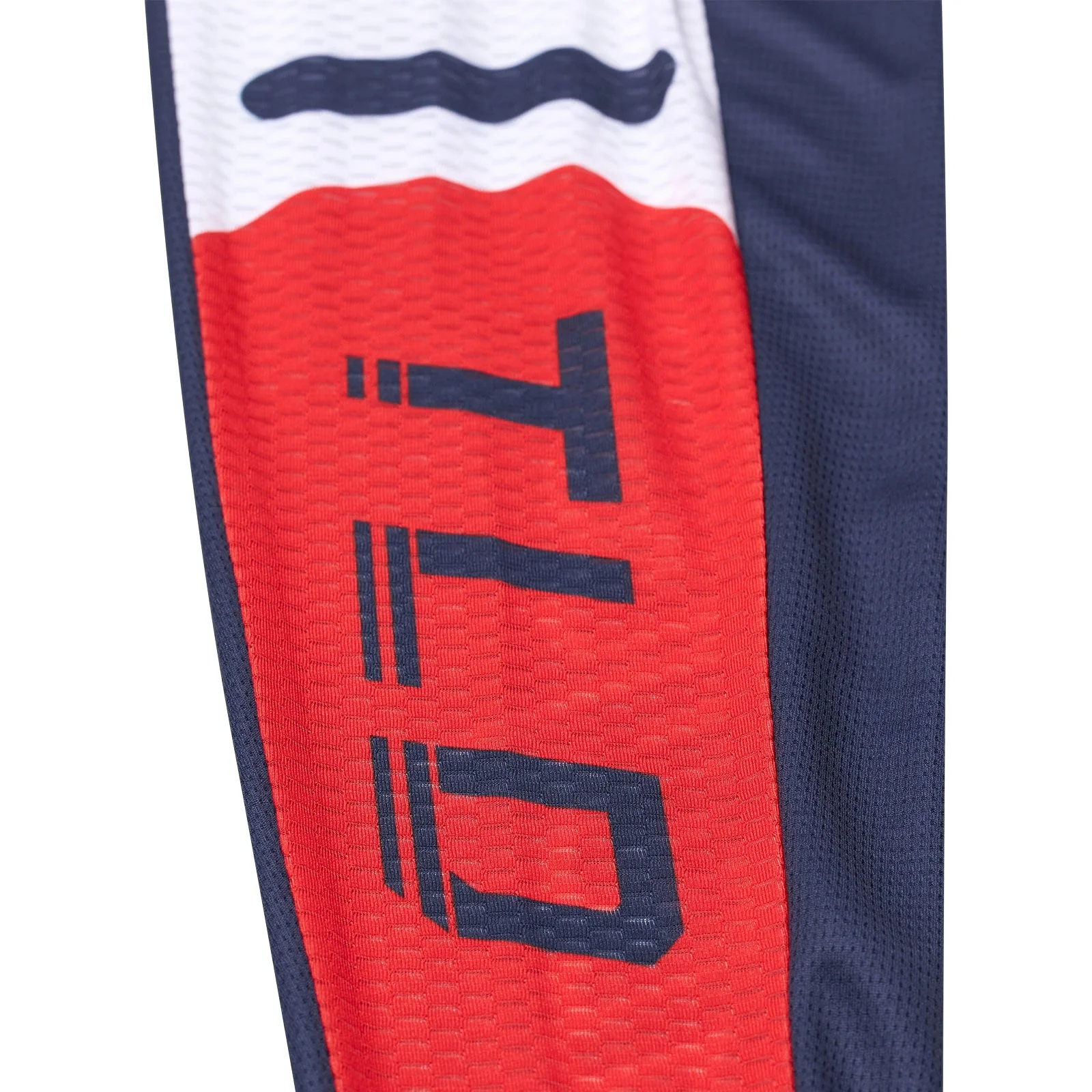 Troy Lee Designs Polera de Moto GP Pro Blends Navy/Naranjo - Image 3
