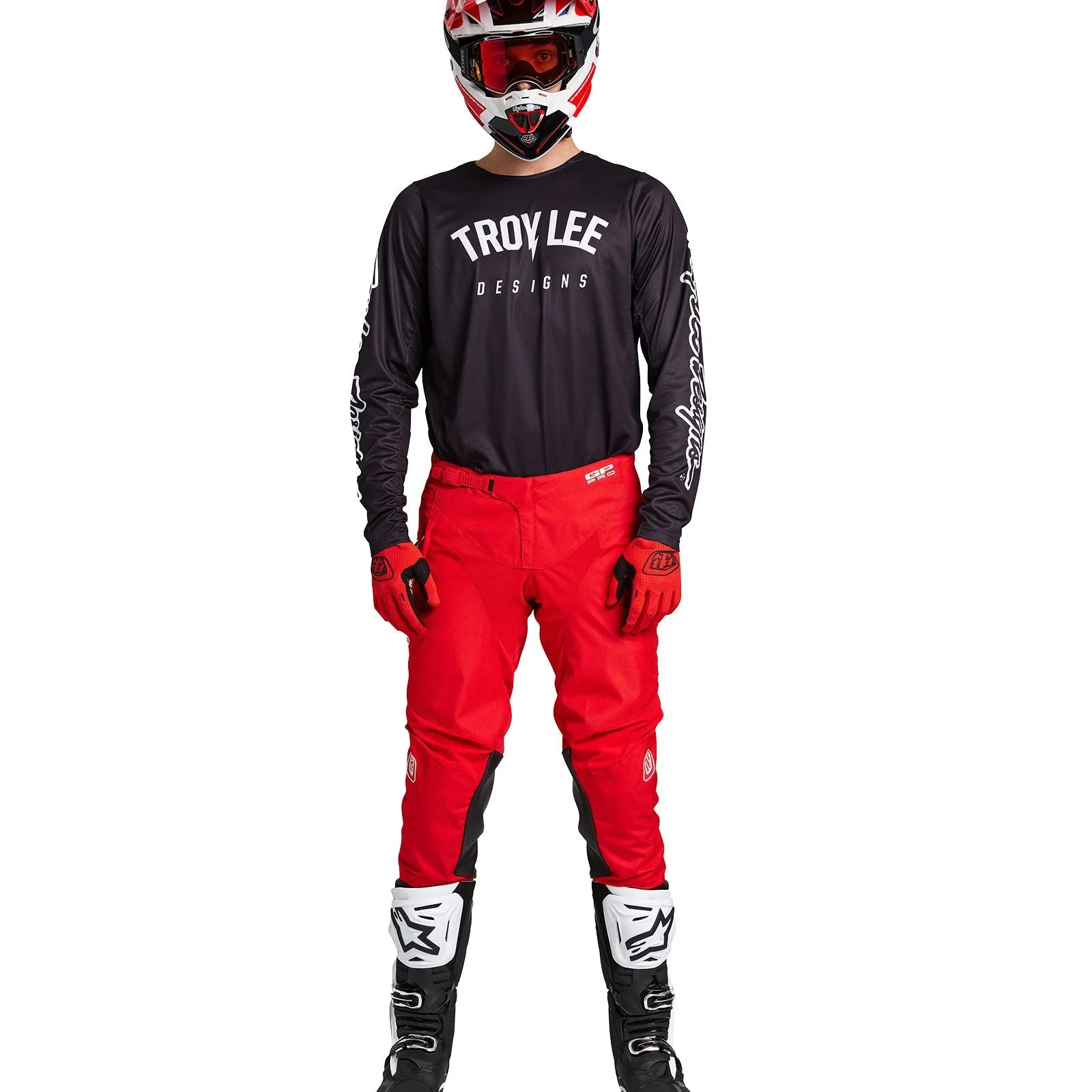 Troy Lee Designs Polera de Moto GP Pro Boltz Negro - Image 4