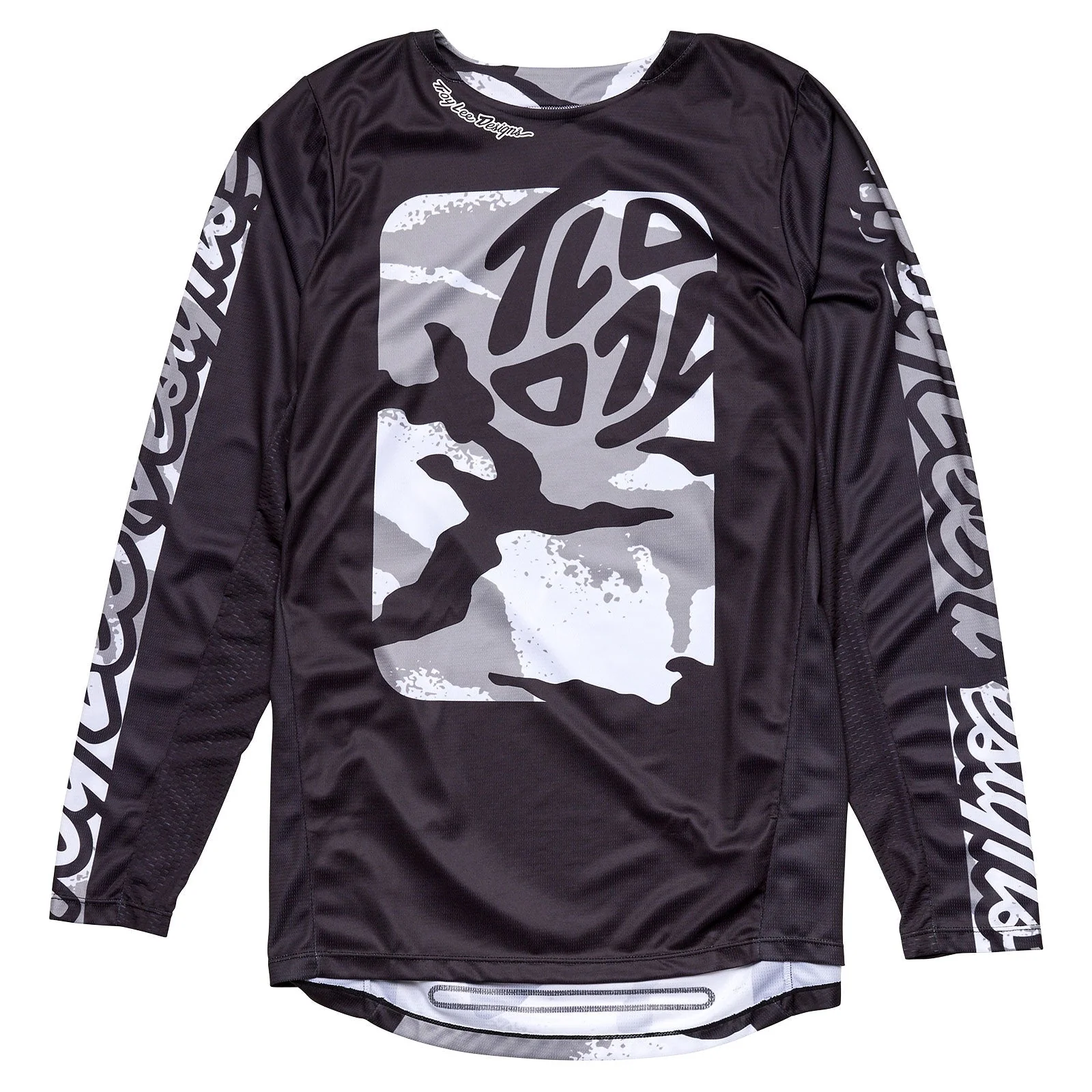 Troy Lee Designs Polera de Moto GP Pro Boxed Negro/Blanco
