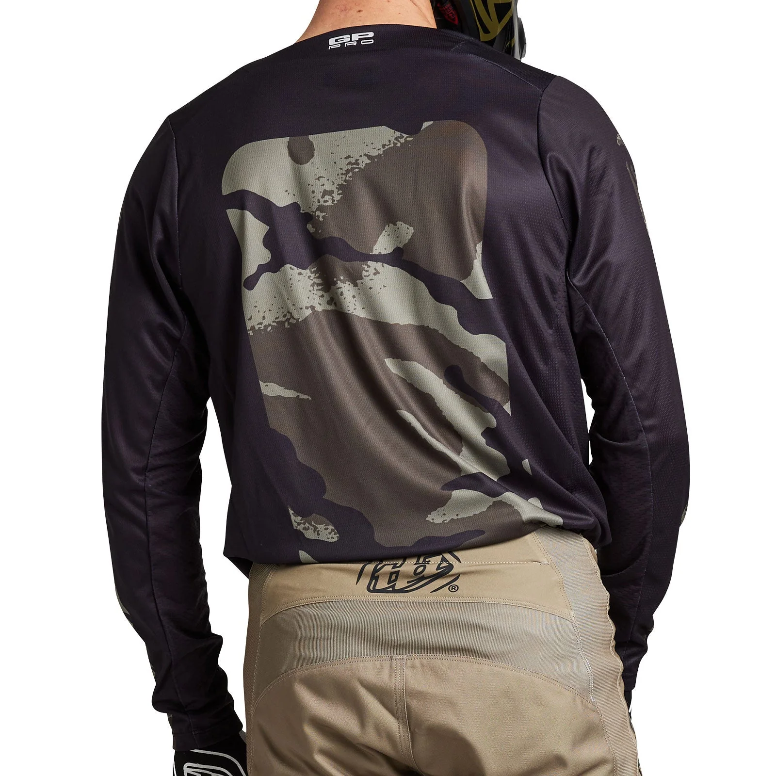 Troy Lee Designs Polera de Moto GP Pro Boxed Negro/Oliva - Image 10