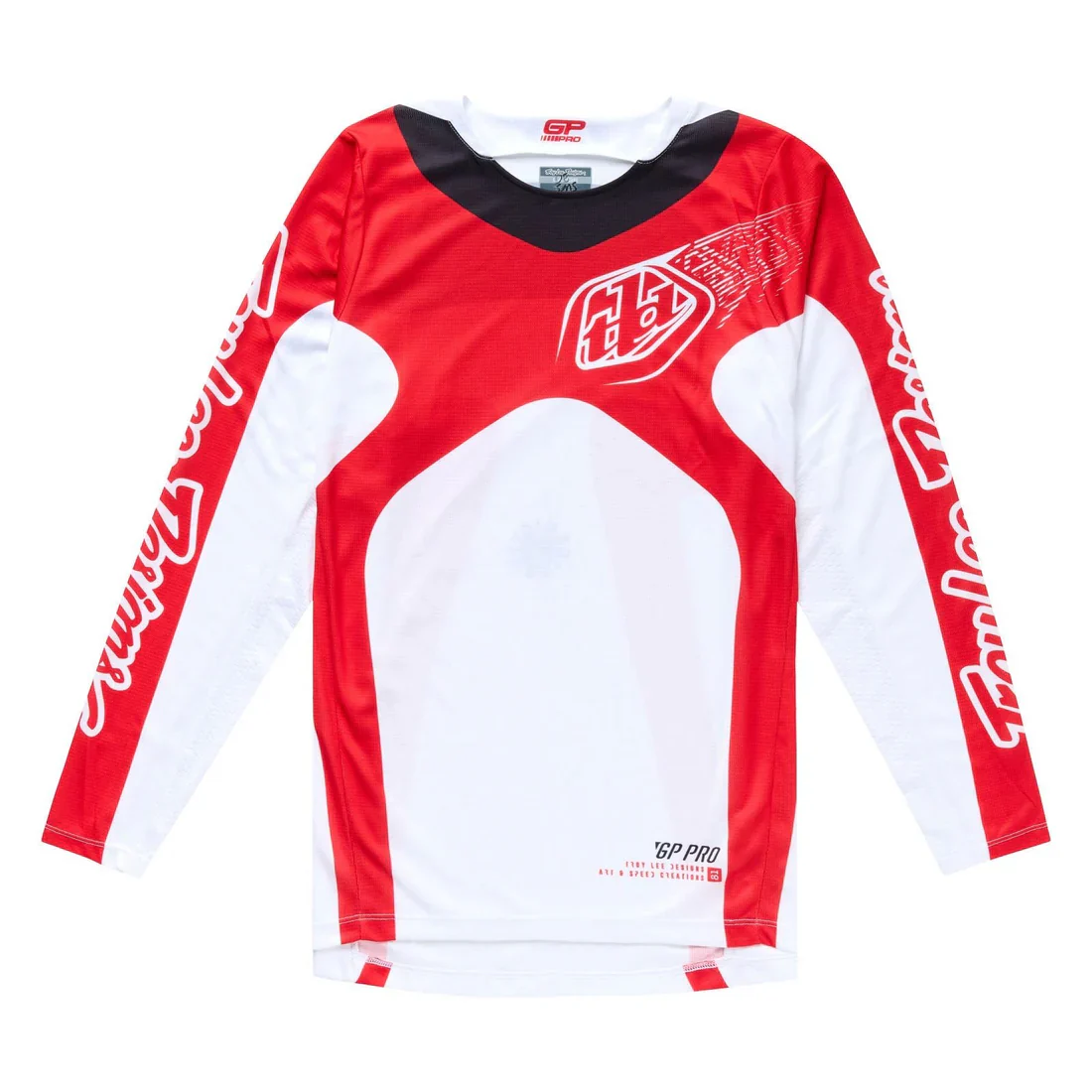 Troy Lee Designs Polera de Moto GP Pro Frames Blanco /Rojo