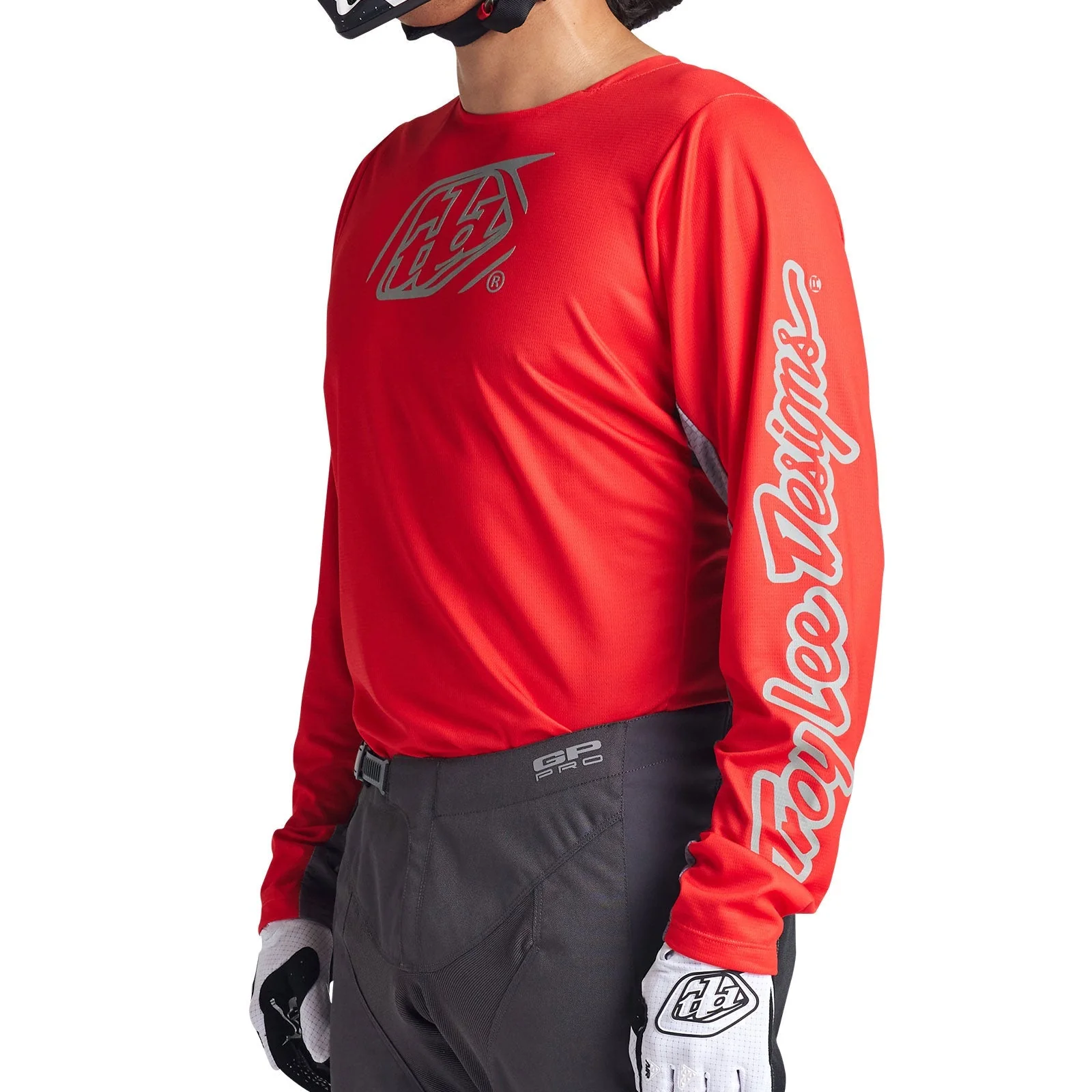 Troy Lee Designs Polera de Moto GP Pro Icon Rojo/Gris - Image 8