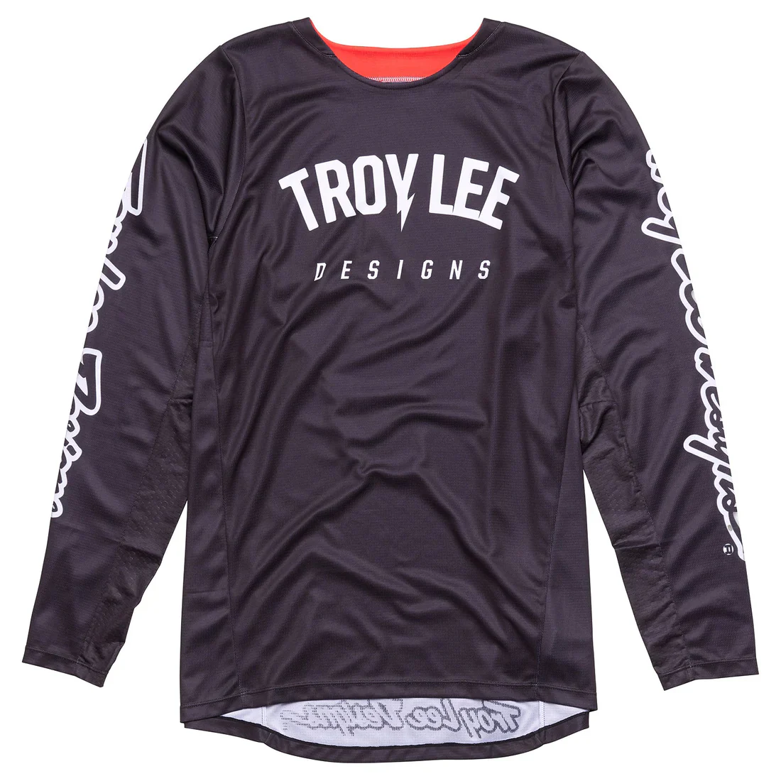 Troy Lee Designs Polera De Moto Para Niño Gp Pro Boltz Black