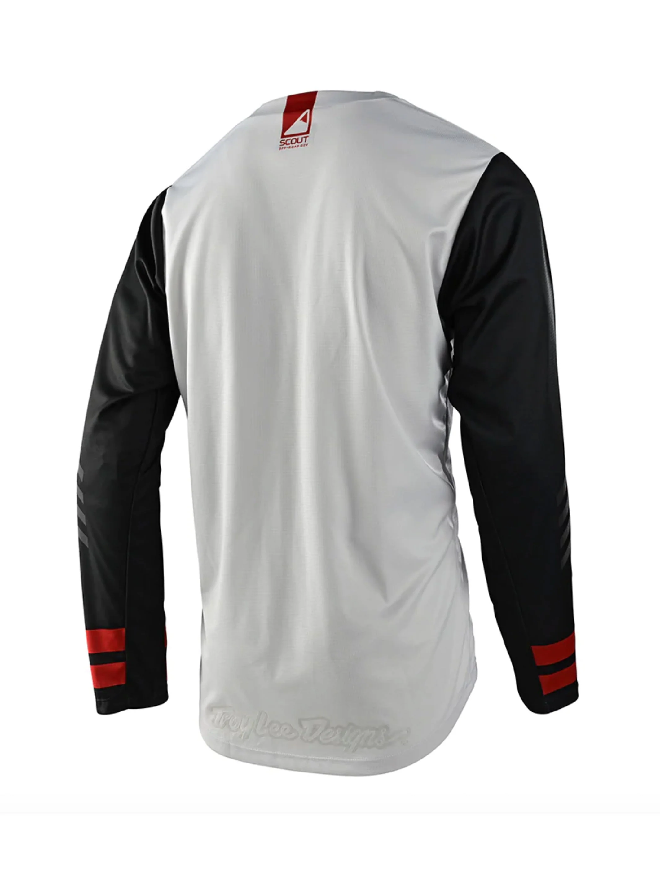 Troy Lee Designs Polera de Moto Scout Gp Ride On Gris / Blanco - Image 2